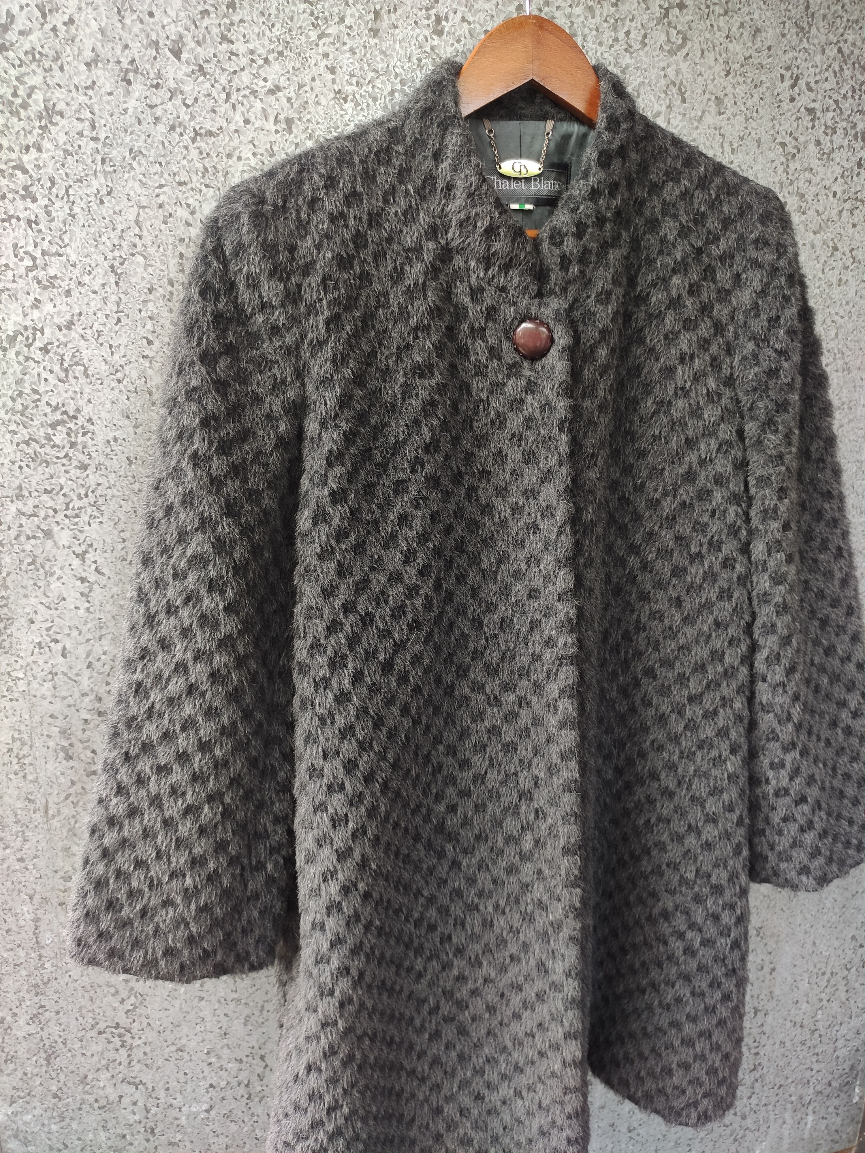 Designer Chalet Blanc jacket wool alpaca miyake Size US L / EU 52-54 / 3 - 2 Thumbnail