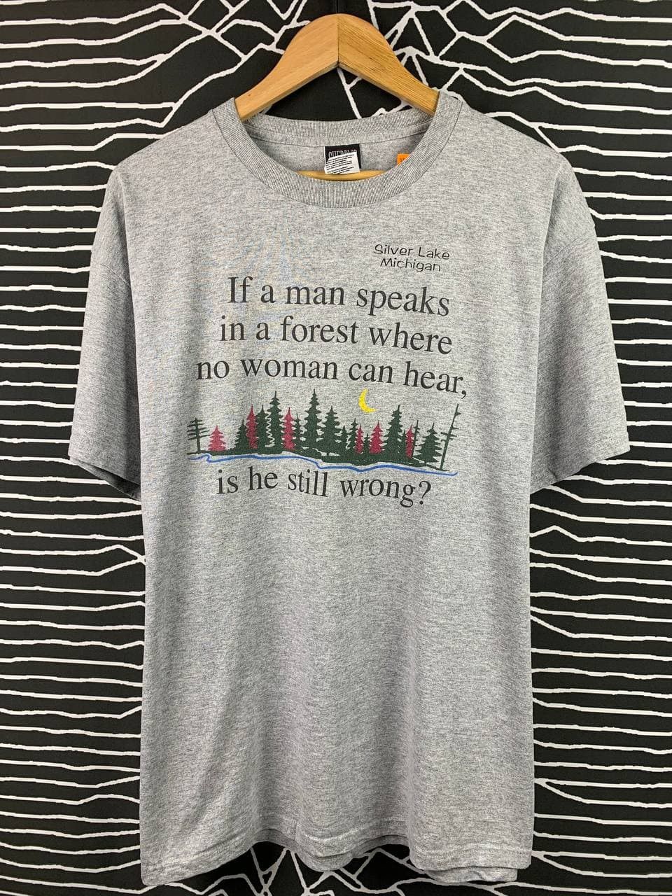 Vintage Vtg Sherry's Tag Quote Statement Tee Earth Nature Tshirt Size US XL / EU 56 / 4 - 3 Thumbnail