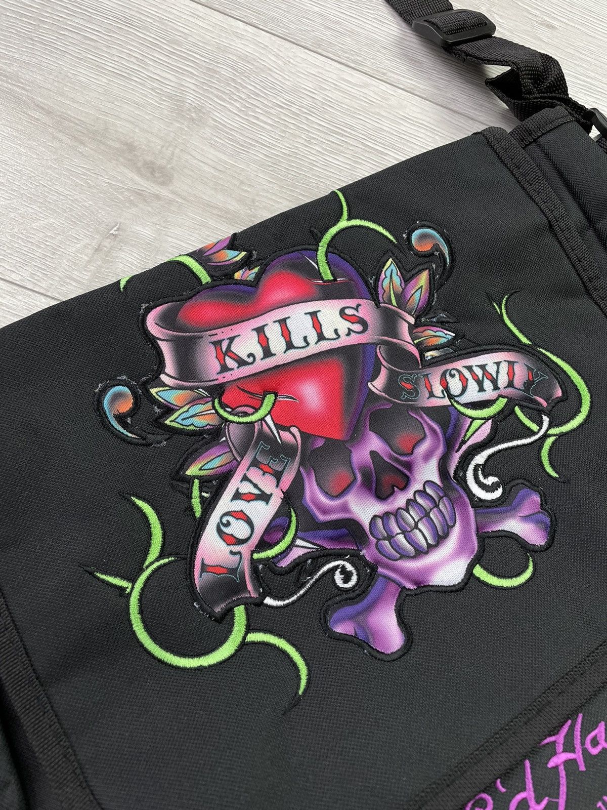 Christian Audigier × Ed Hardy × Vintage 🔥ED BAG VINTAGE NWT Size ONE SIZE - 2 Thumbnail