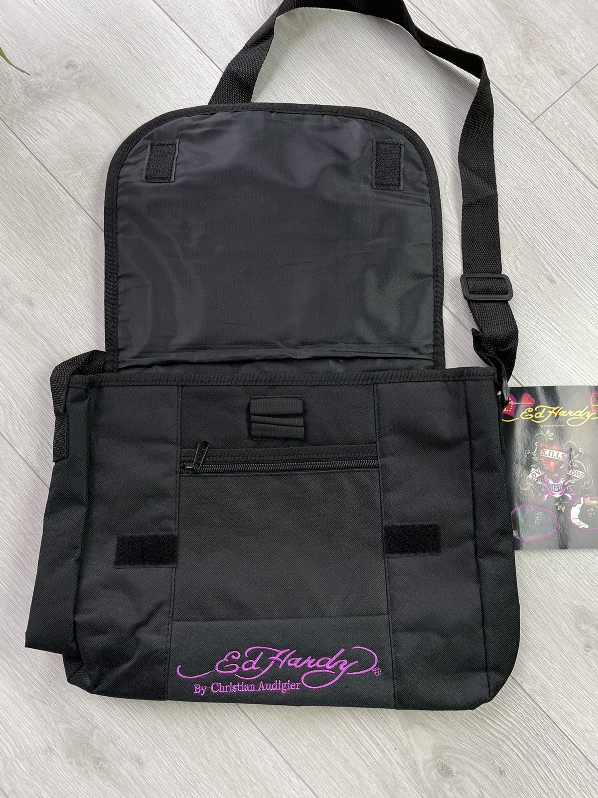 Christian Audigier × Ed Hardy × Vintage 🔥ED BAG VINTAGE NWT Size ONE SIZE - 4 Thumbnail