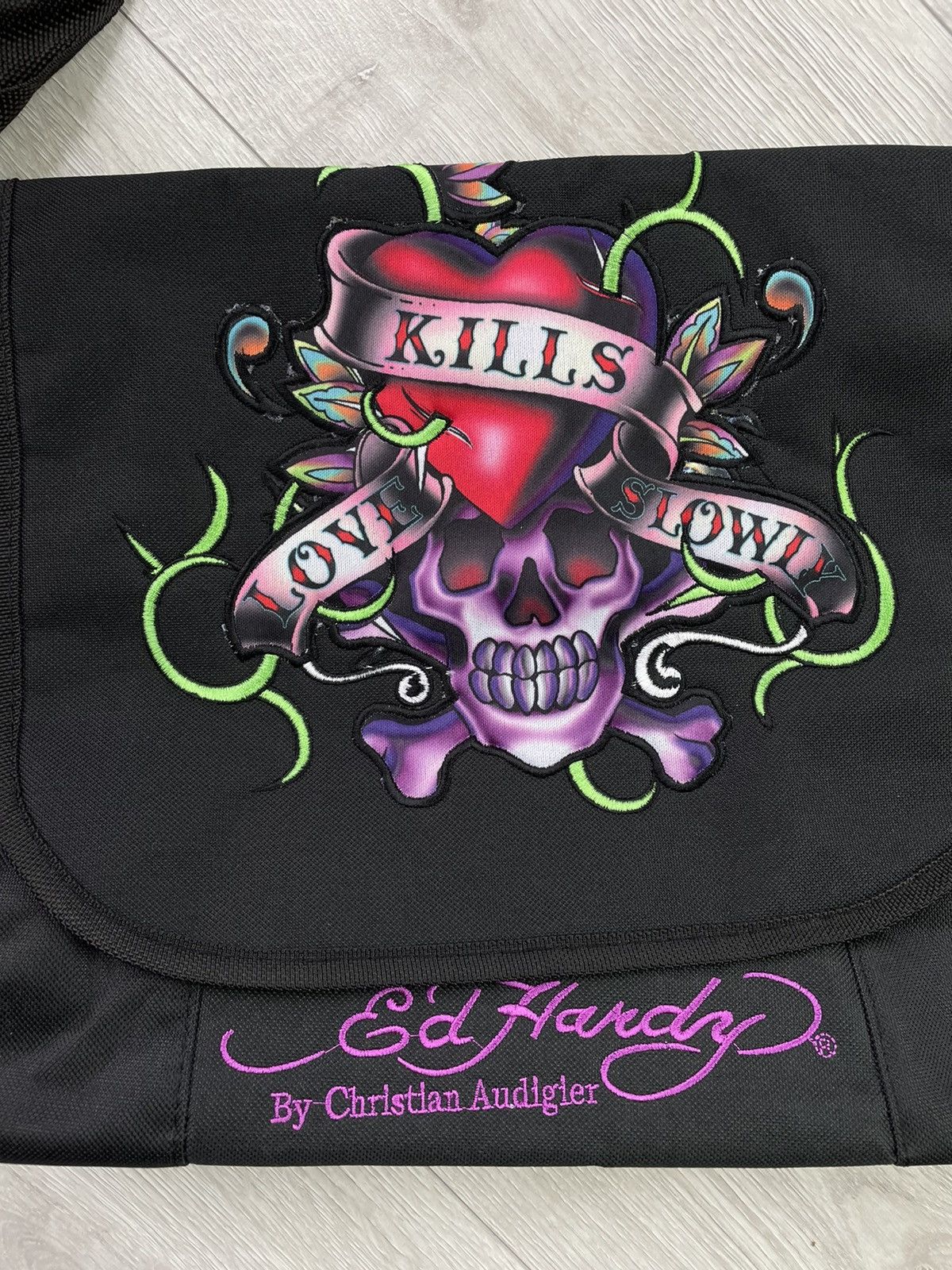 Christian Audigier × Ed Hardy × Vintage 🔥ED BAG VINTAGE NWT Size ONE SIZE - 3 Thumbnail