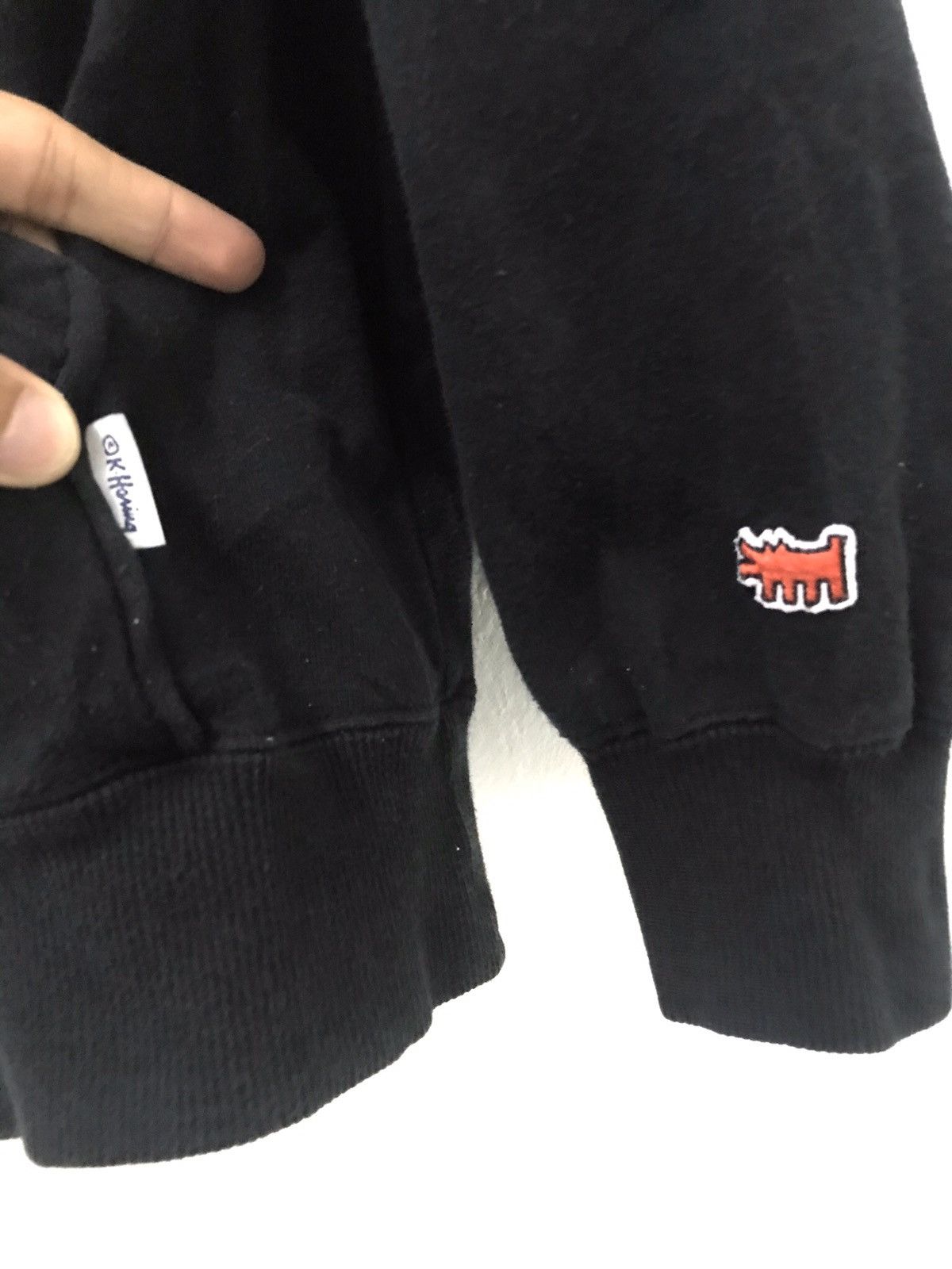 Keith Haring × Vintage 💥 90s KEITH HARING PULLOVER HOODIE SWEATER Size US S / EU 44-46 / 1 - 7 Thumbnail