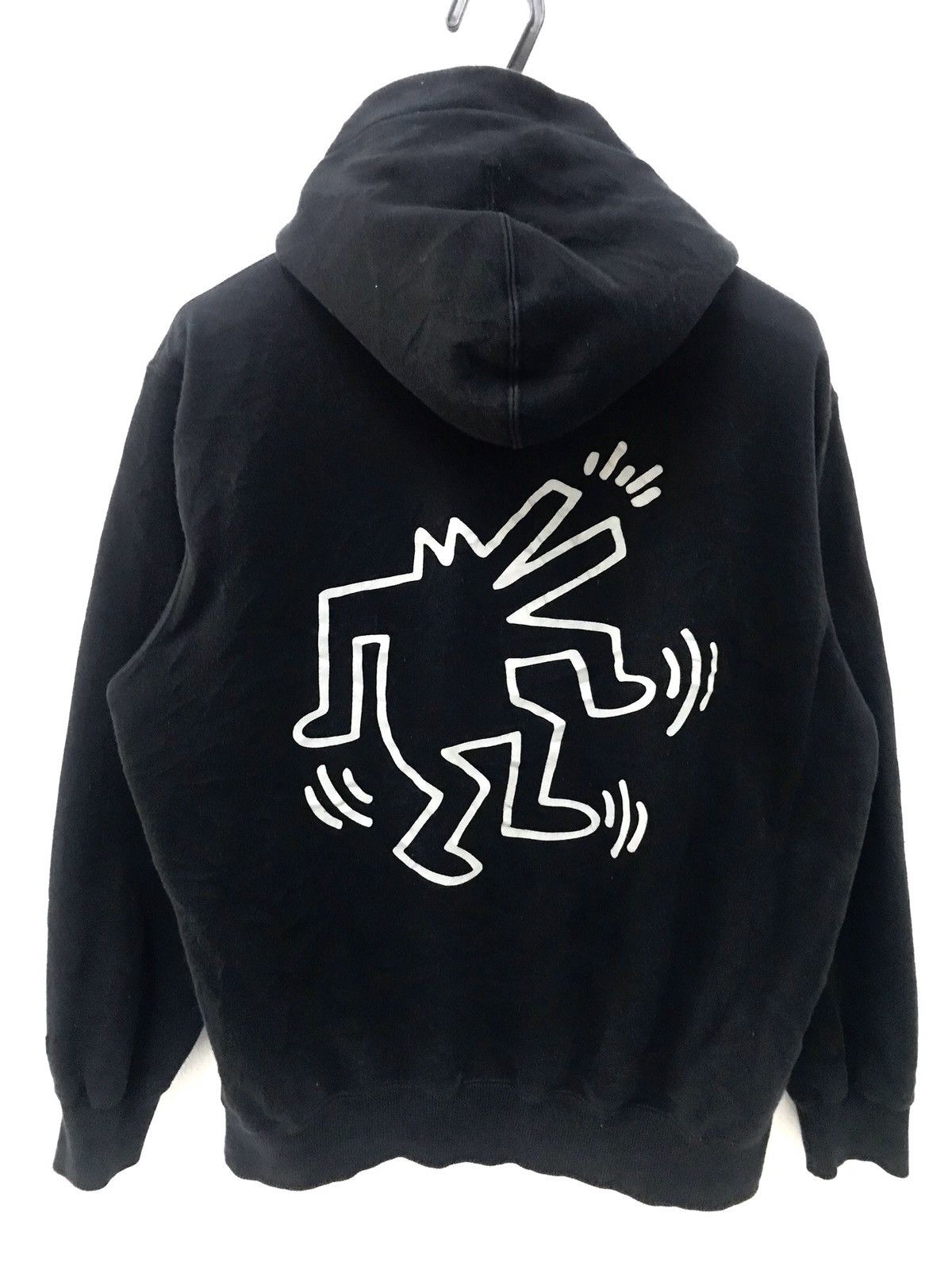 Keith Haring × Vintage 💥 90s KEITH HARING PULLOVER HOODIE SWEATER Size US S / EU 44-46 / 1 - 1 Thumbnail