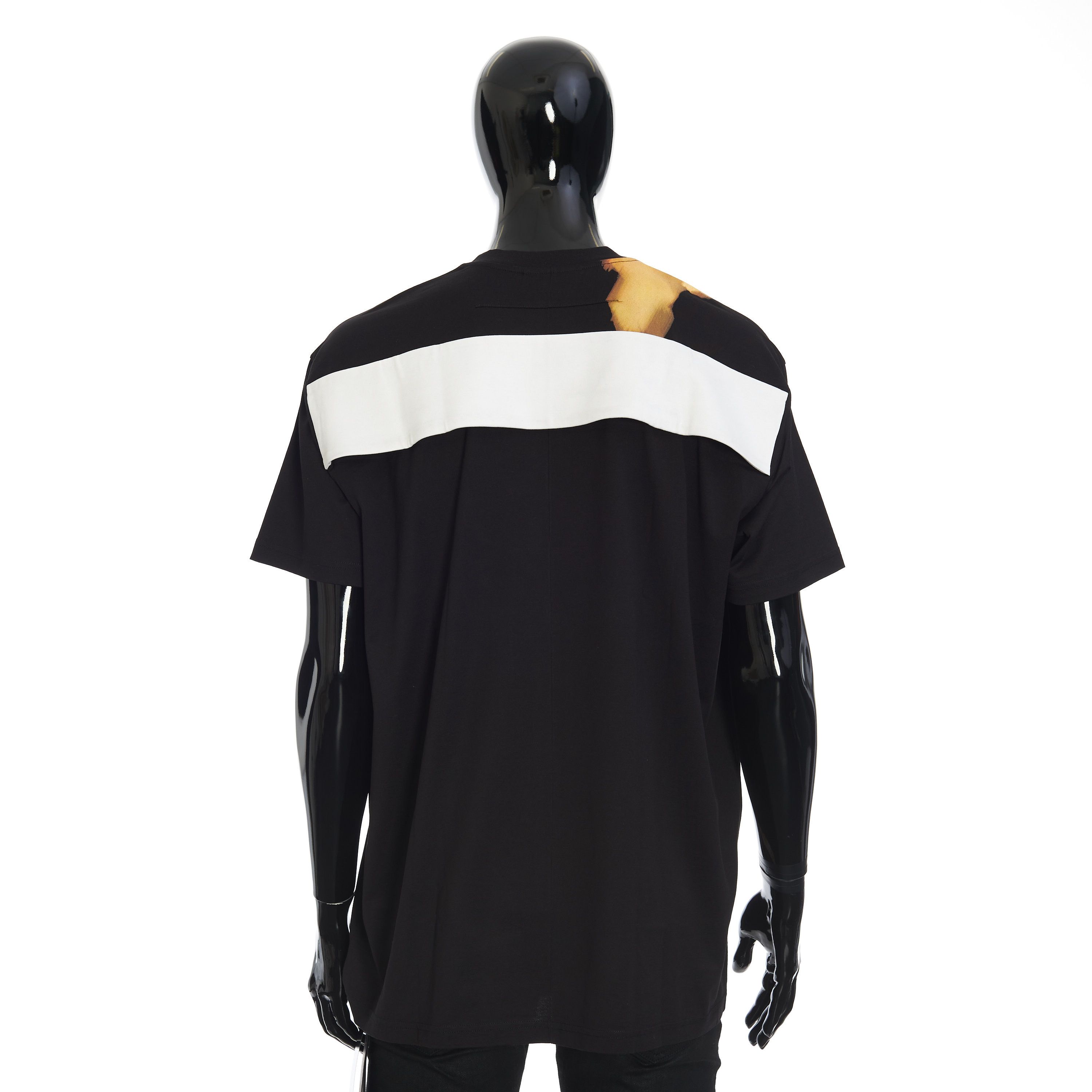 Givenchy Black Cotton Colombian Fit Abstract Paint Tshirt Size US S / EU 44-46 / 1 - 5 Thumbnail