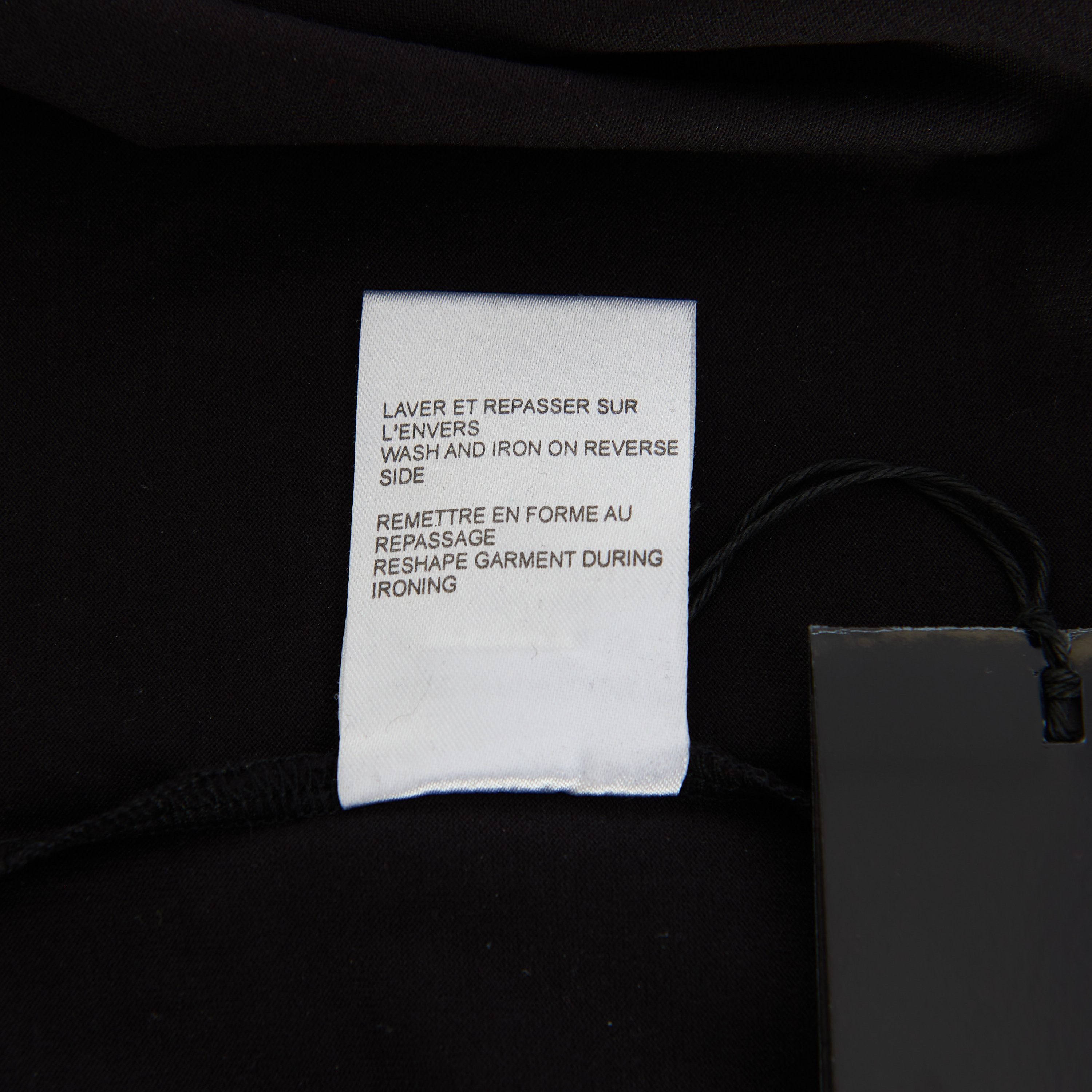 Givenchy Black Cotton Colombian Fit Abstract Paint Tshirt Size US S / EU 44-46 / 1 - 12 Thumbnail