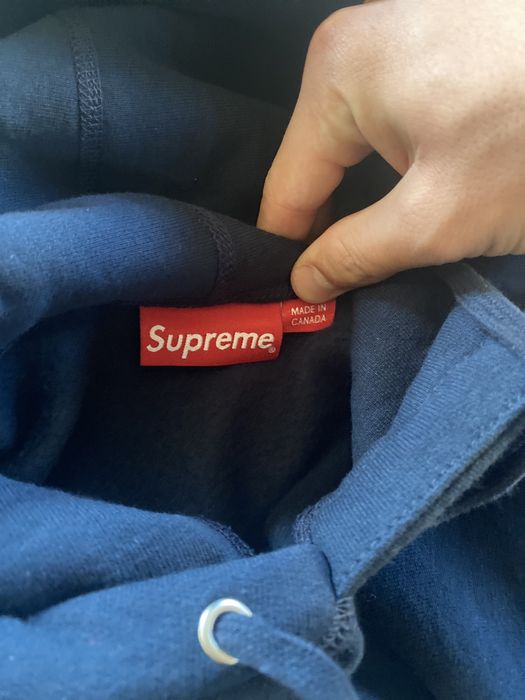 Supreme Supreme Bandana Box Logo Hoodie Navy M | Grailed