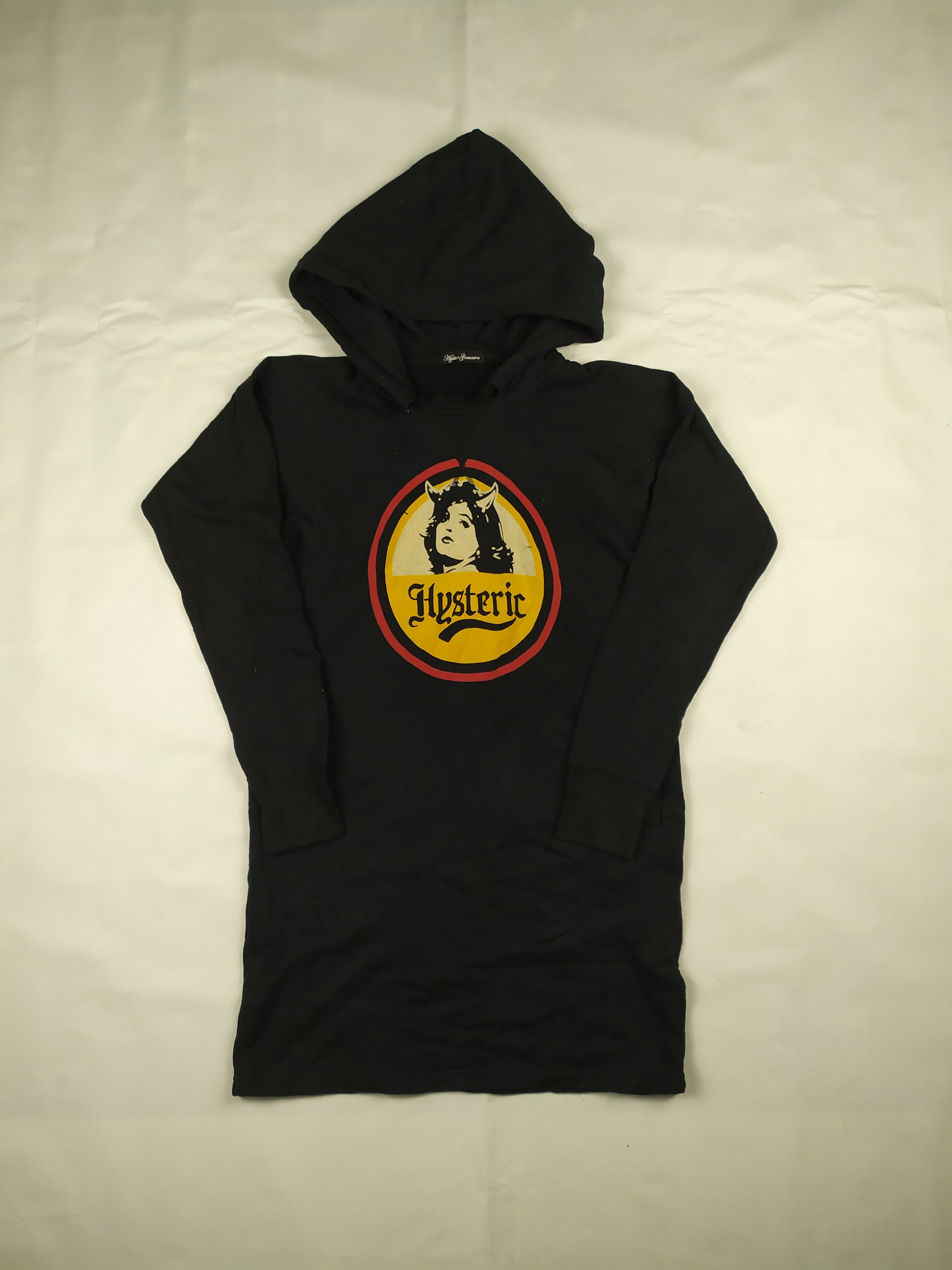 HYSTERIC GLAMOUR LOGO OVERSIZED HOODIE DRESS