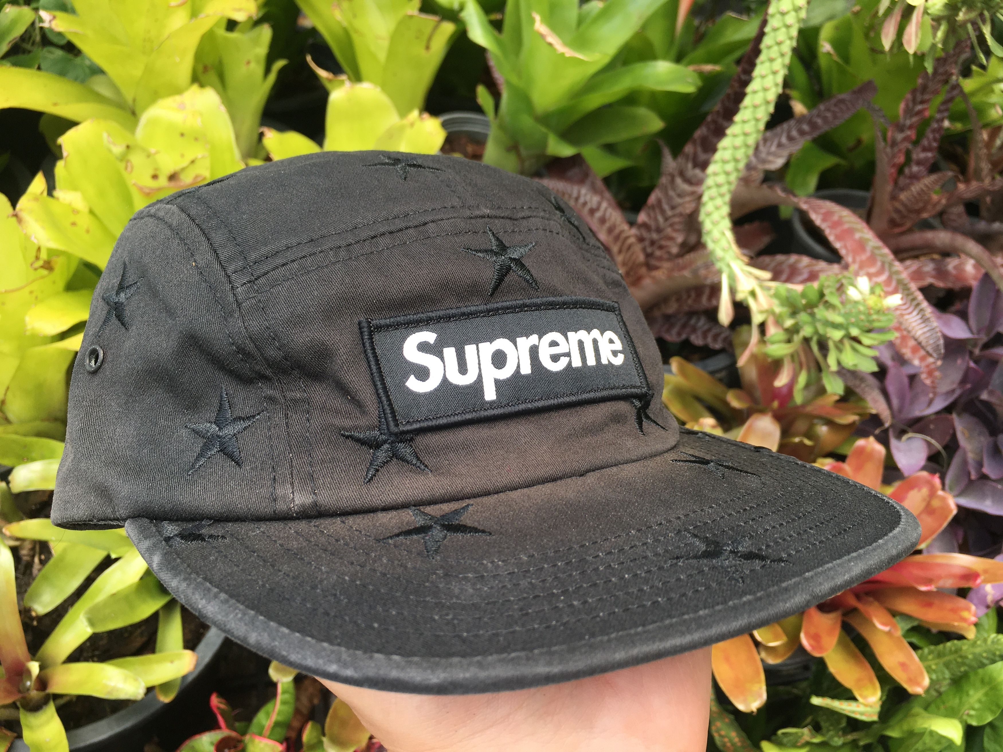 Supreme Rare FW13 Supreme Stars Camp Cap Black Box Logo | Grailed