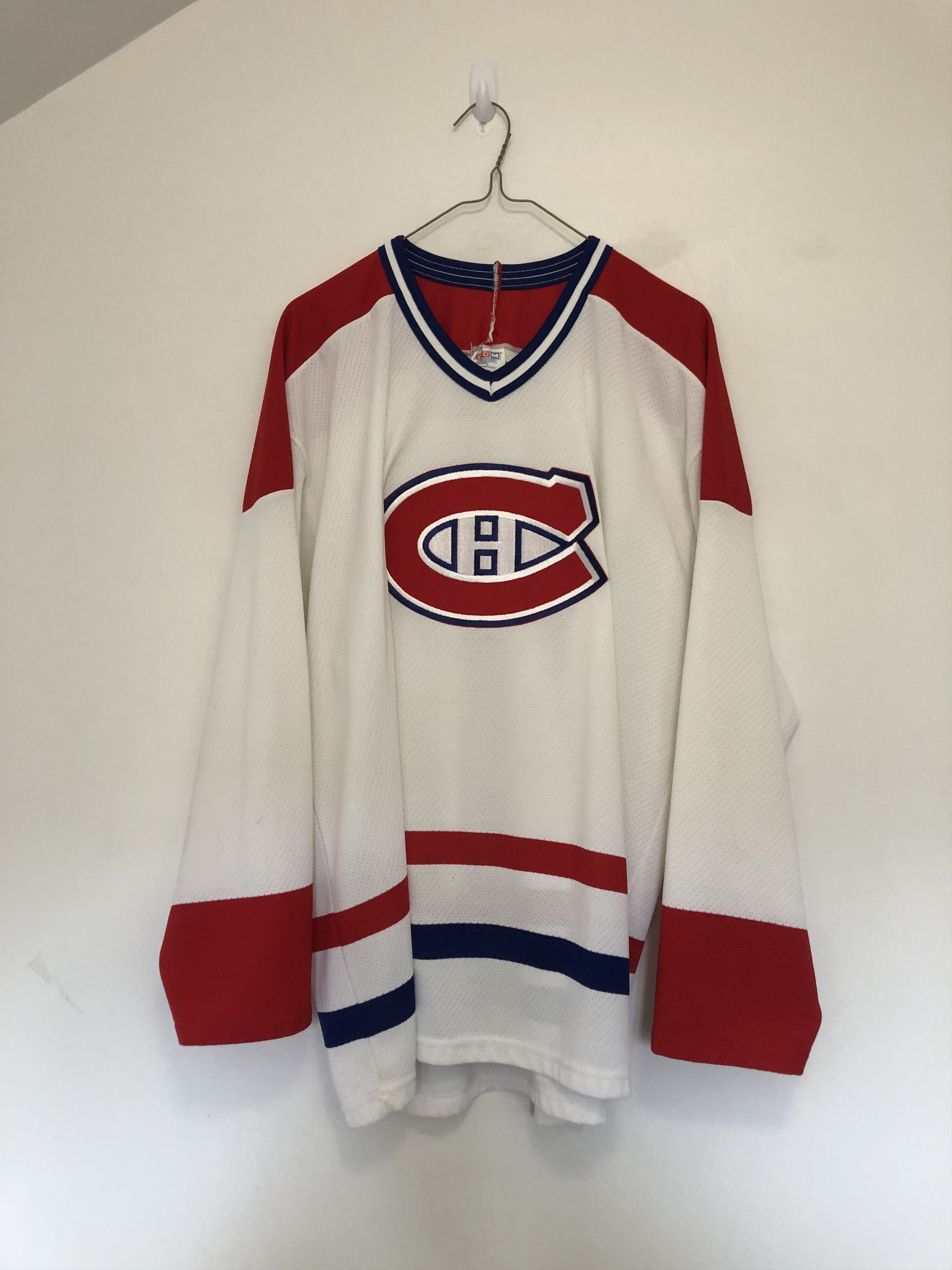 Montreal Canadiens Vintage 80s CCM Hockey Jersey Made in 