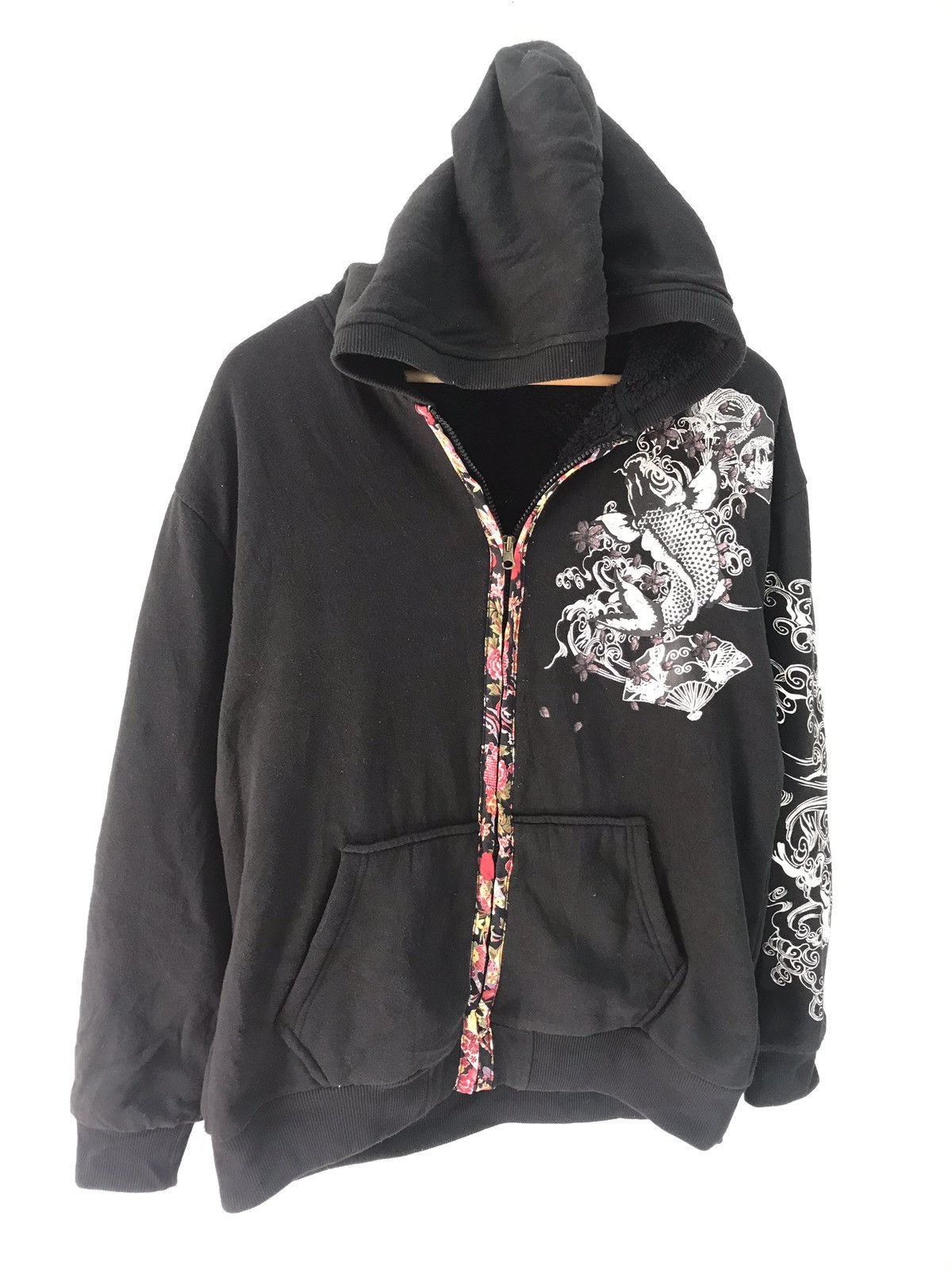 Japanese Brand 💥Cure All Japan Sukajan Koi Fish Hoodie Size US L / EU 52-54 / 3 - 3 Thumbnail