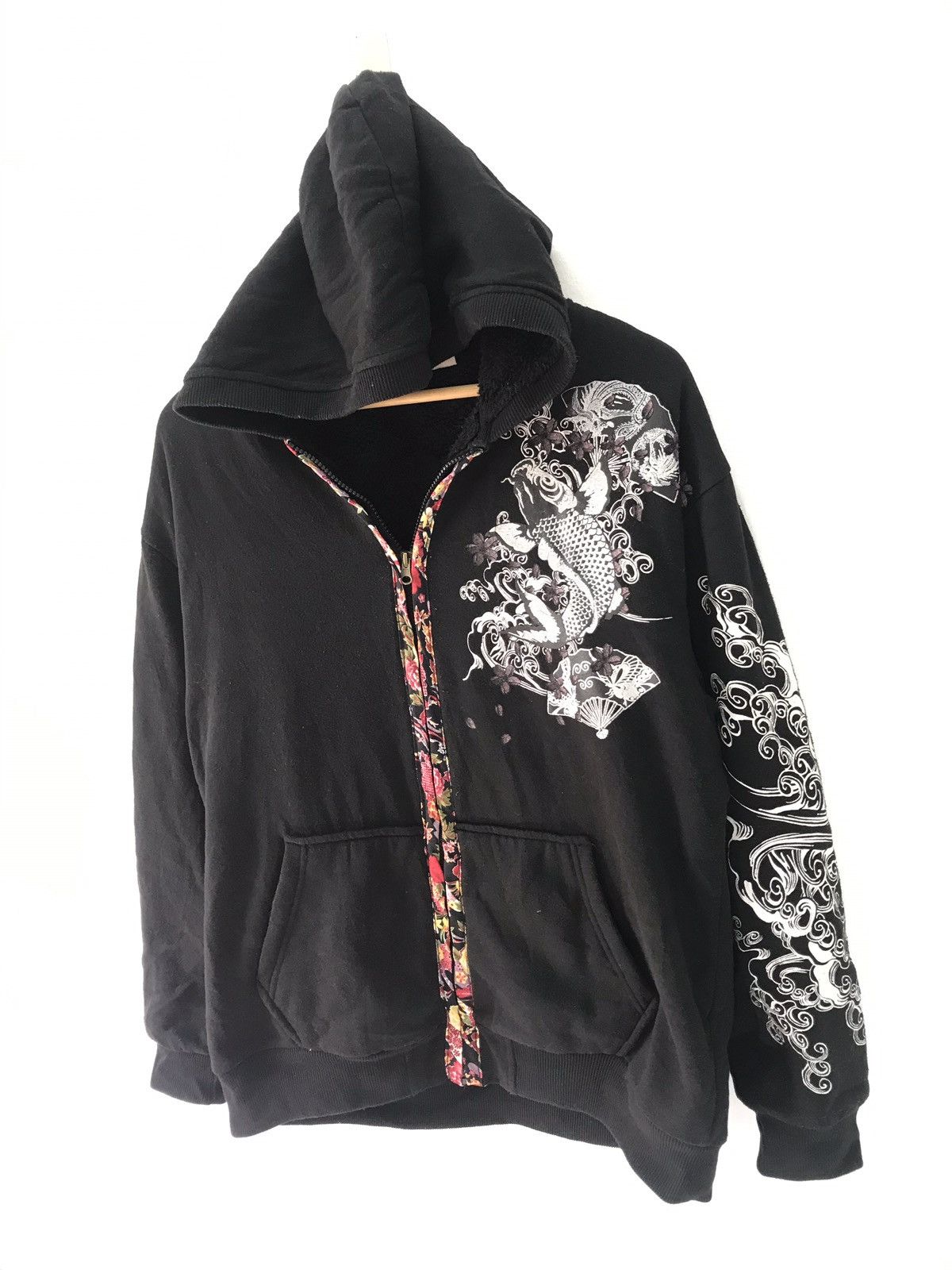 Japanese Brand 💥Cure All Japan Sukajan Koi Fish Hoodie Size US L / EU 52-54 / 3 - 2 Thumbnail
