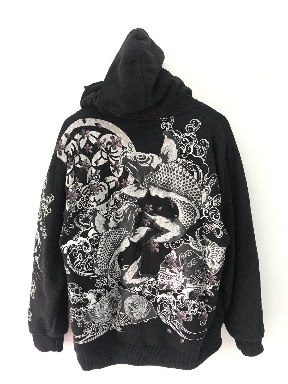 Japanese Brand 💥Cure All Japan Sukajan Koi Fish Hoodie Size US L / EU 52-54 / 3 - 1 Thumbnail