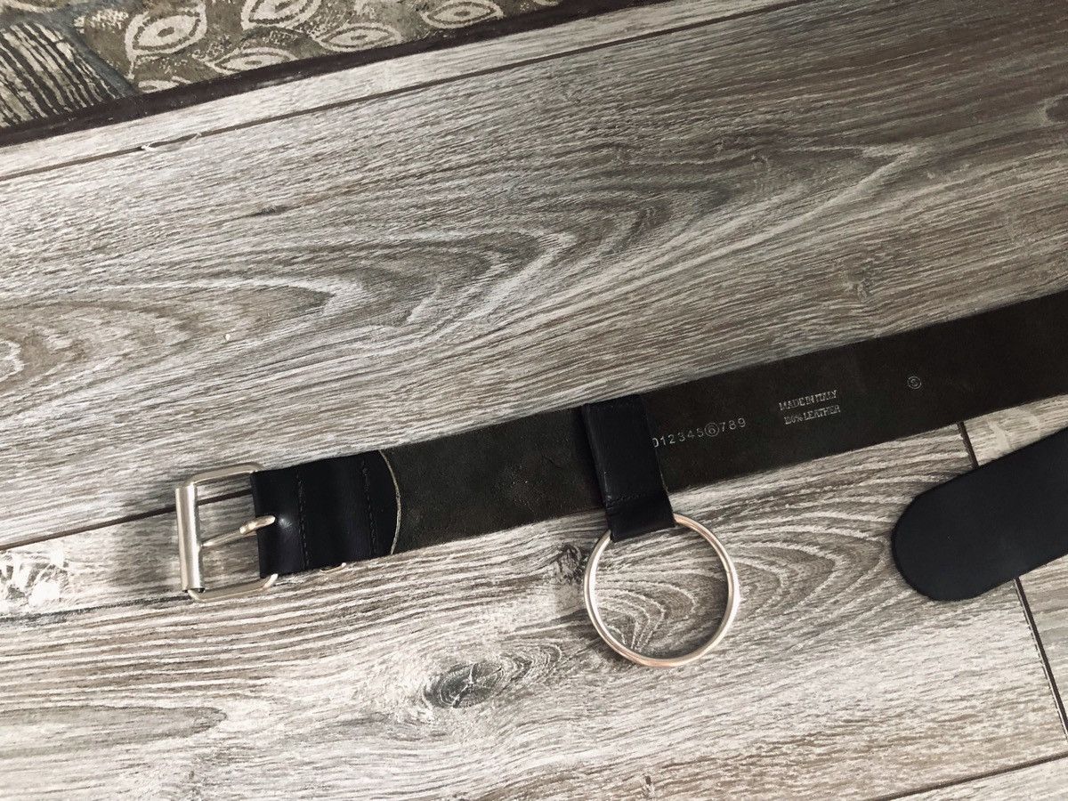 Maison Margiela Maison Margiela MMM Leather Metallic Bondage Belt Size ONE SIZE - 4 Thumbnail