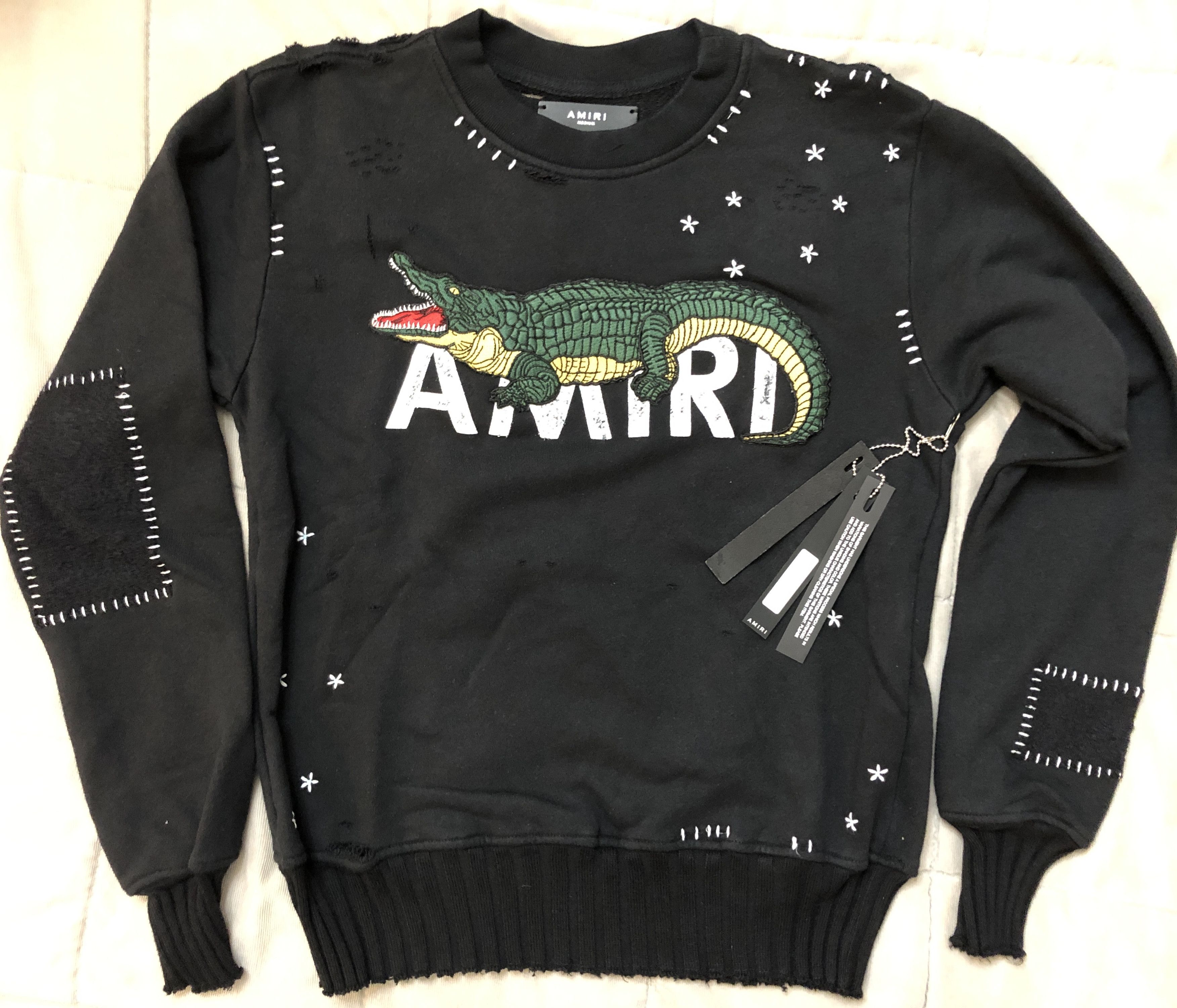 Amiri cheap alligator sweatshirt