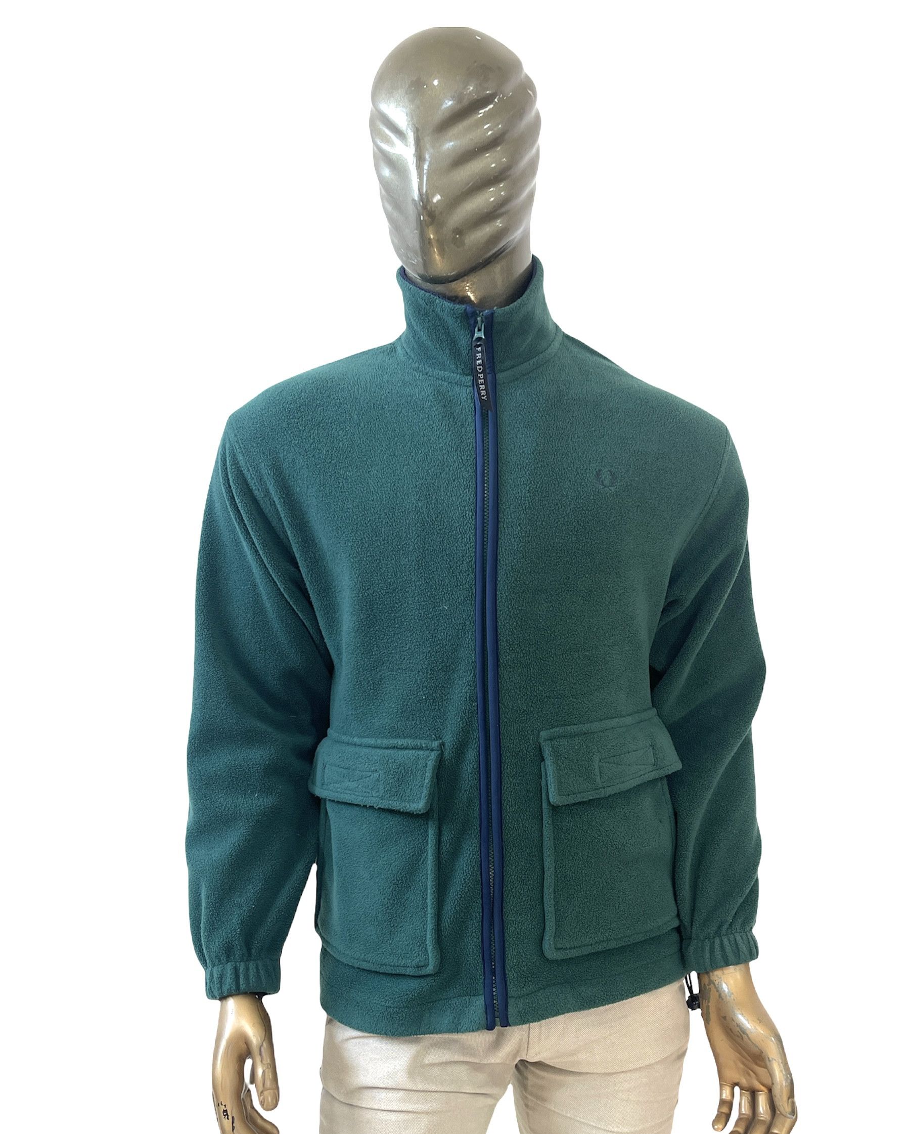 Fred perry fleece zip up jacket size S