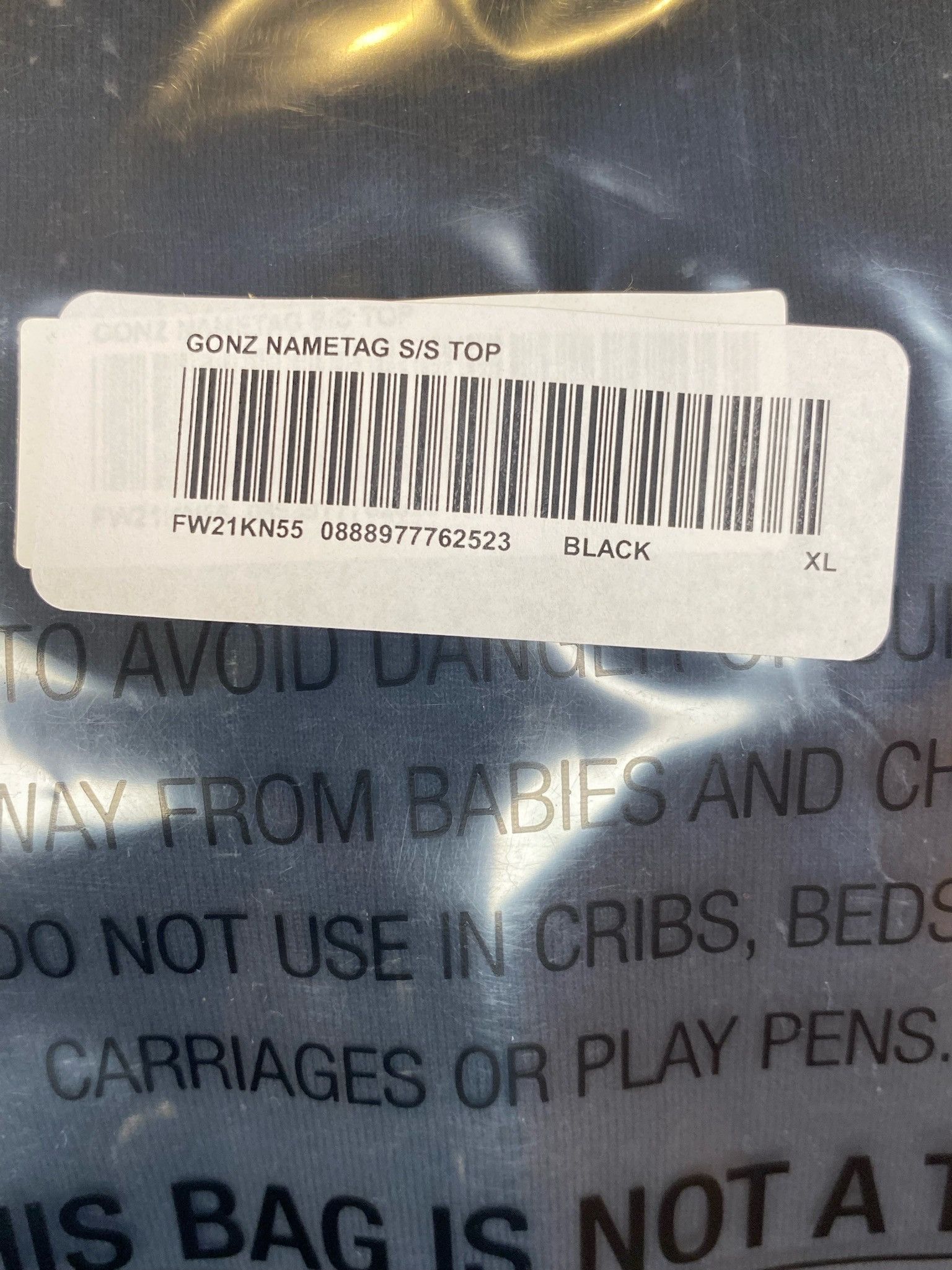 Supreme NWT Supreme Gonz Nametag S/S Tee - Black - XL Size US XL / EU 56 / 4 - 5 Thumbnail