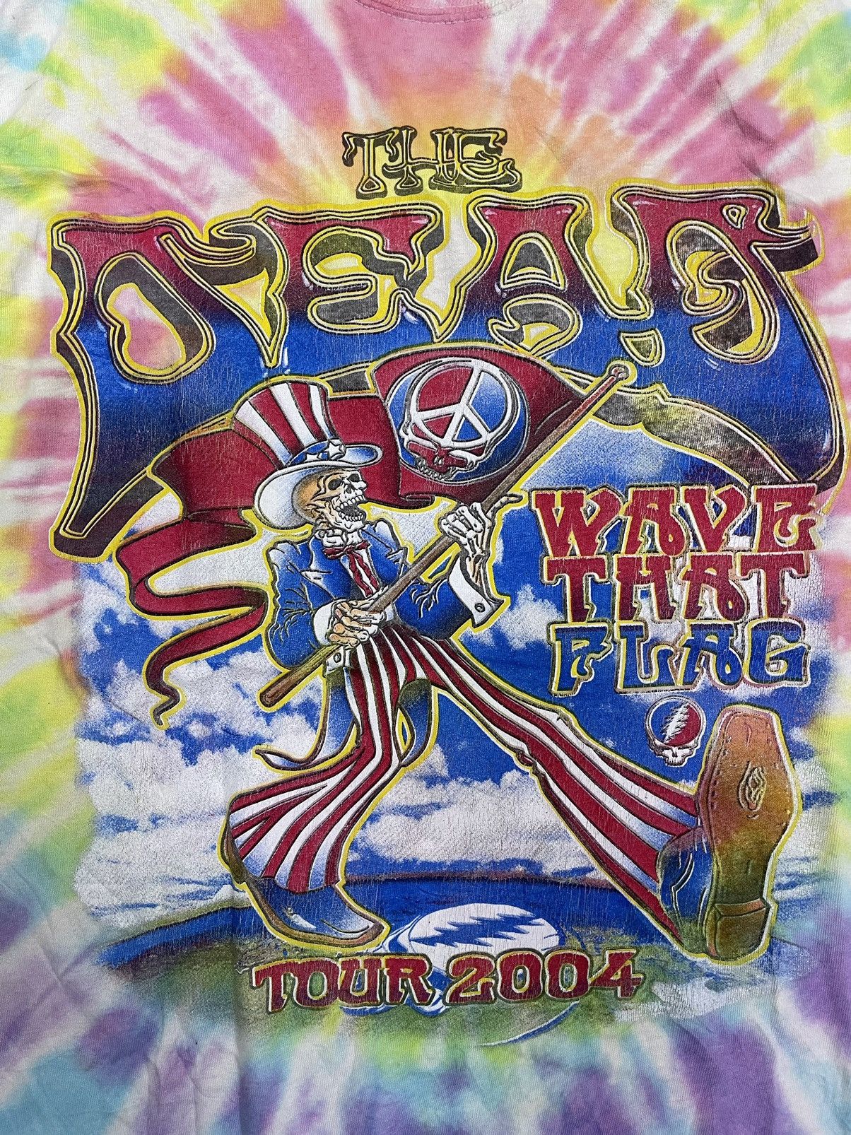 Band Tees × Vintage VINTAGE GRATEFUL DEAD 2004 TOUR BAND TEES Size US XL / EU 56 / 4 - 7 Thumbnail
