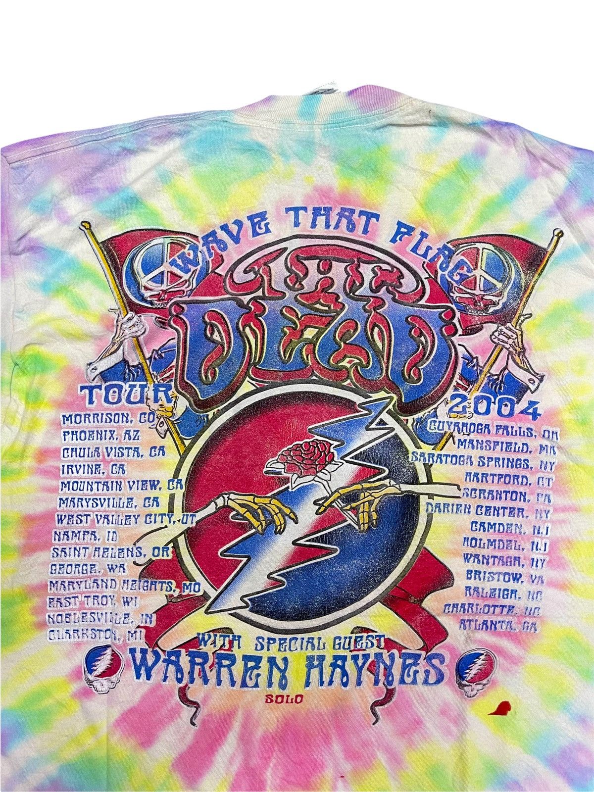 Band Tees × Vintage VINTAGE GRATEFUL DEAD 2004 TOUR BAND TEES Size US XL / EU 56 / 4 - 6 Thumbnail