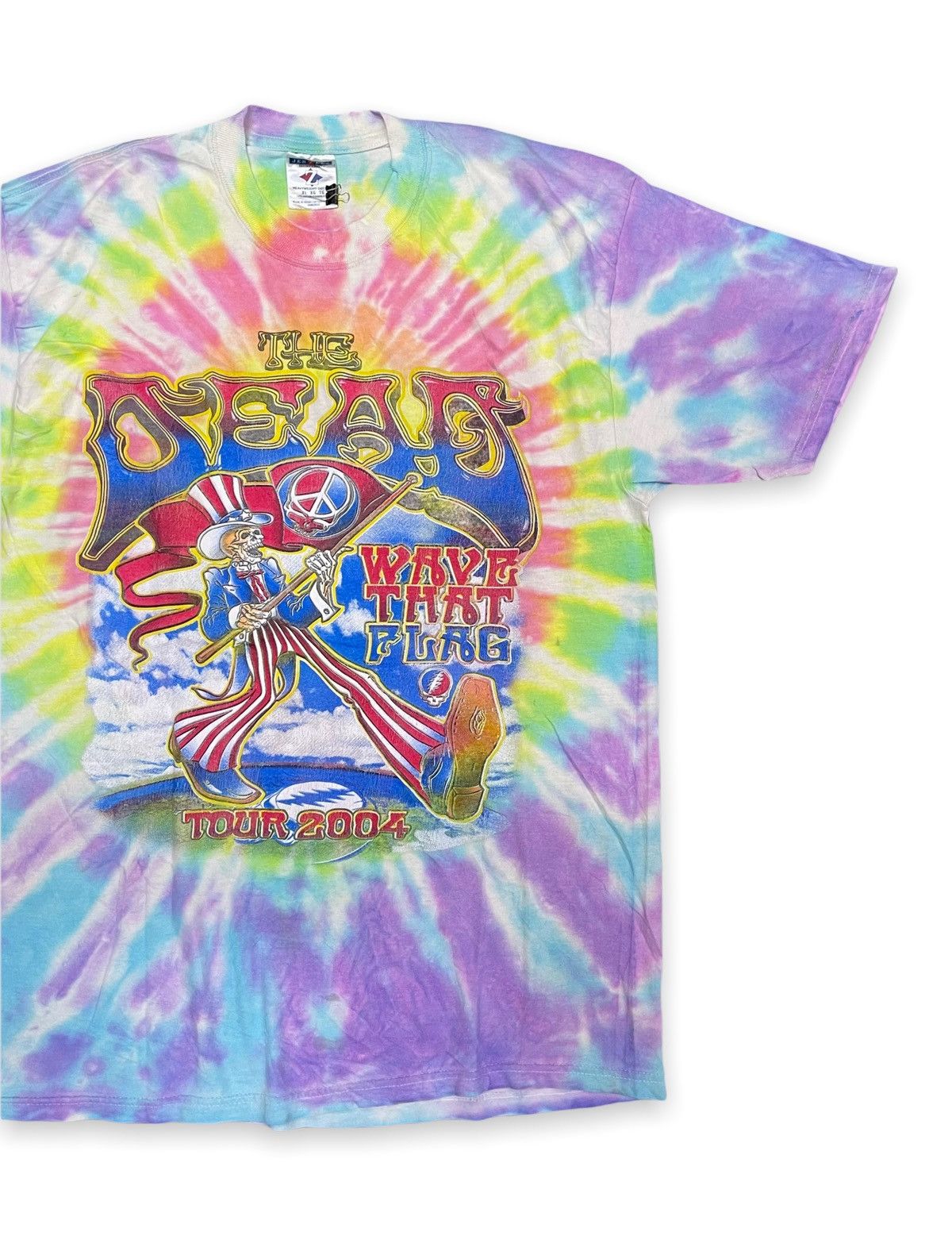 VINTAGE GRATEFUL DEAD 2004 TOUR BAND TEES