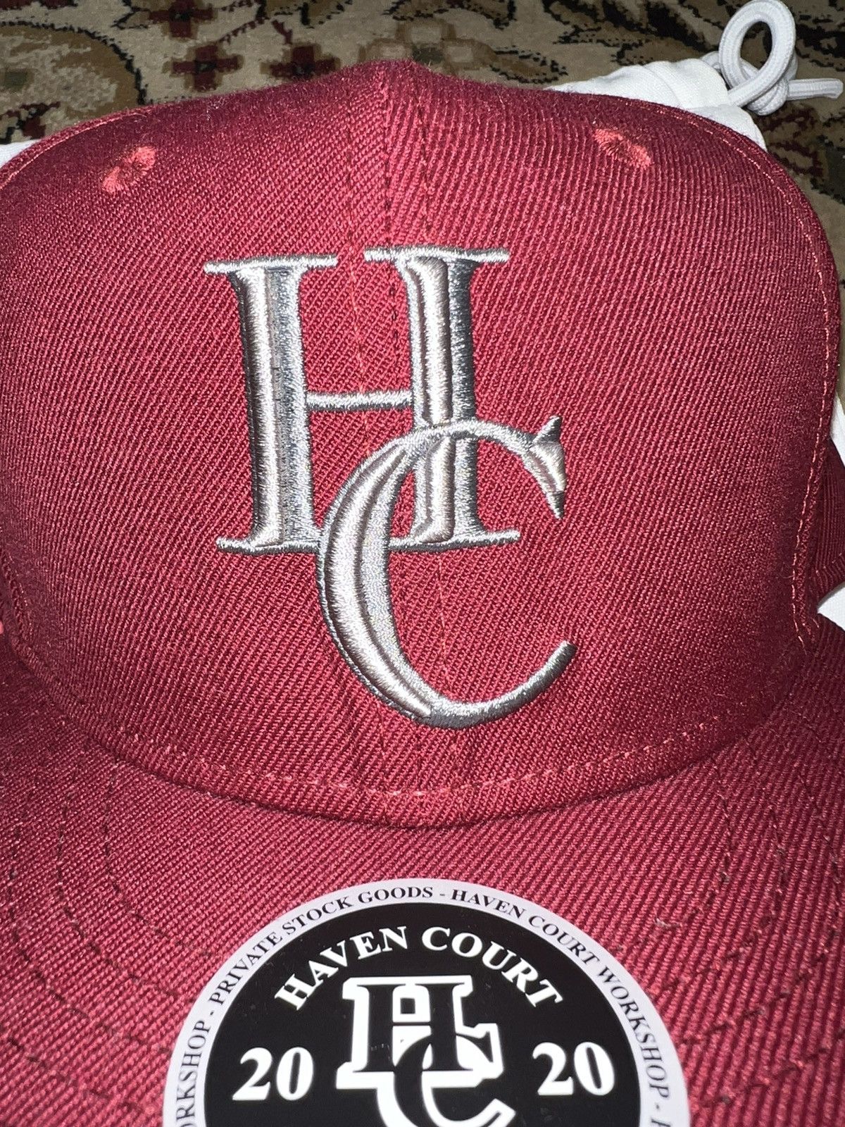 Haven Maroon HavenCourt Fitted Hat 7 1/4 Size ONE SIZE - 7 Thumbnail