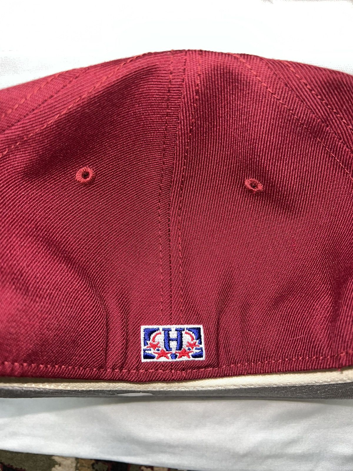 Haven Maroon HavenCourt Fitted Hat 7 1/4 Size ONE SIZE - 5 Thumbnail