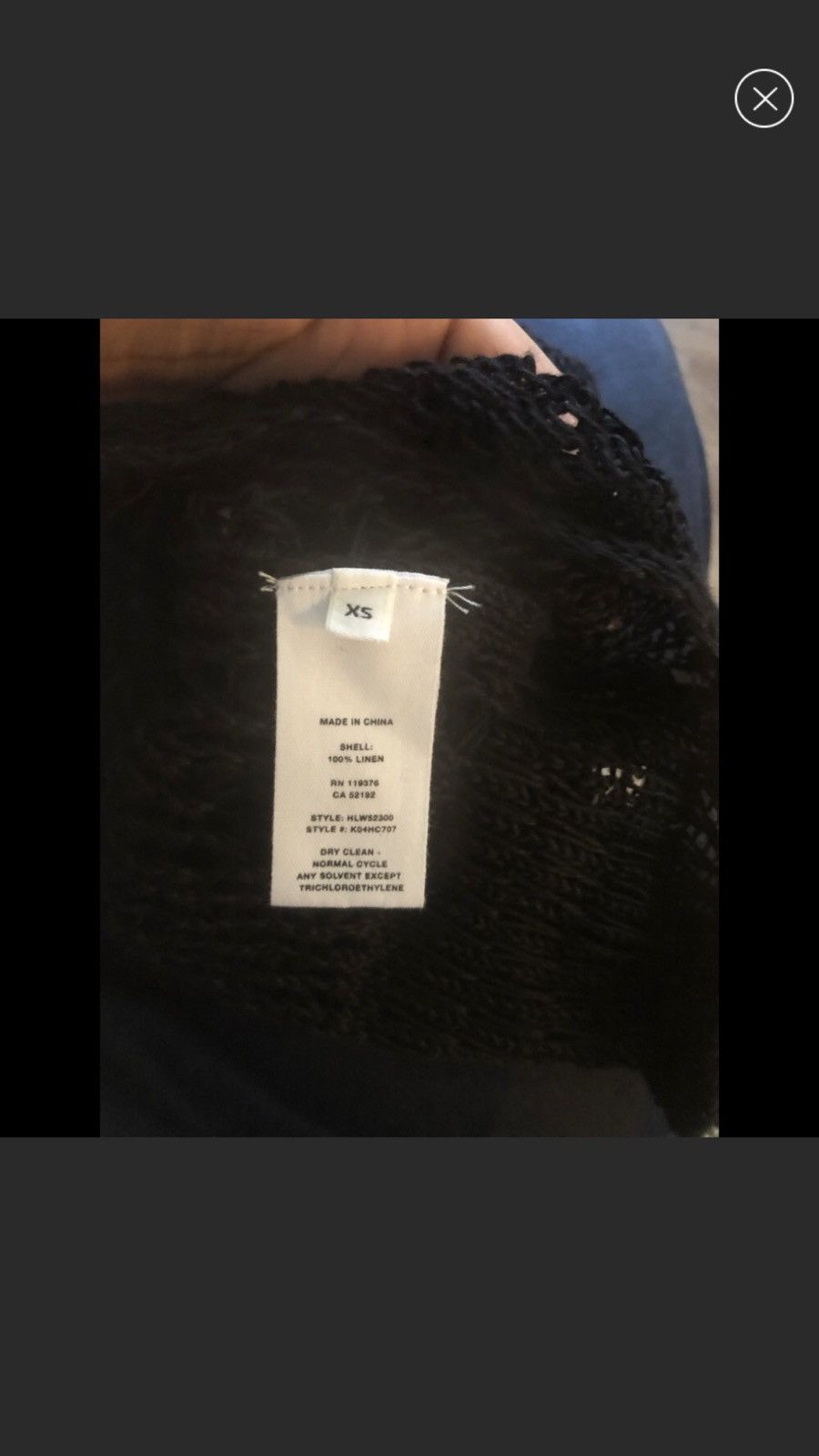 Helmut Lang Destroyed Linen Knit Size US XS / EU 42 / 0 - 6 Thumbnail