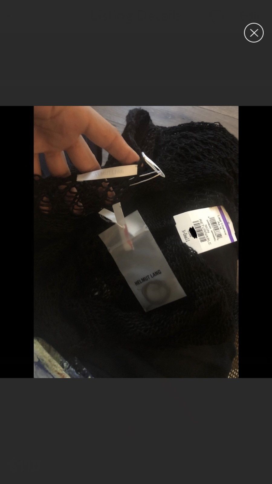 Helmut Lang Destroyed Linen Knit Size US XS / EU 42 / 0 - 7 Thumbnail