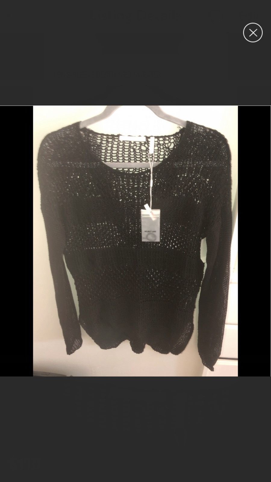 Helmut Lang Destroyed Linen Knit Size US XS / EU 42 / 0 - 4 Thumbnail