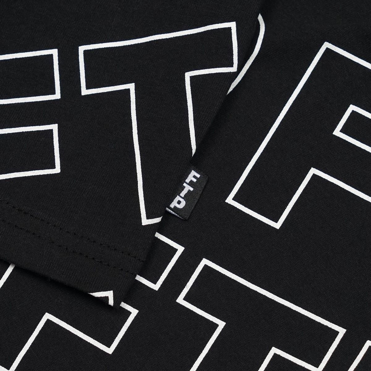 FTP All high quality Over Outline Logo Tee Black