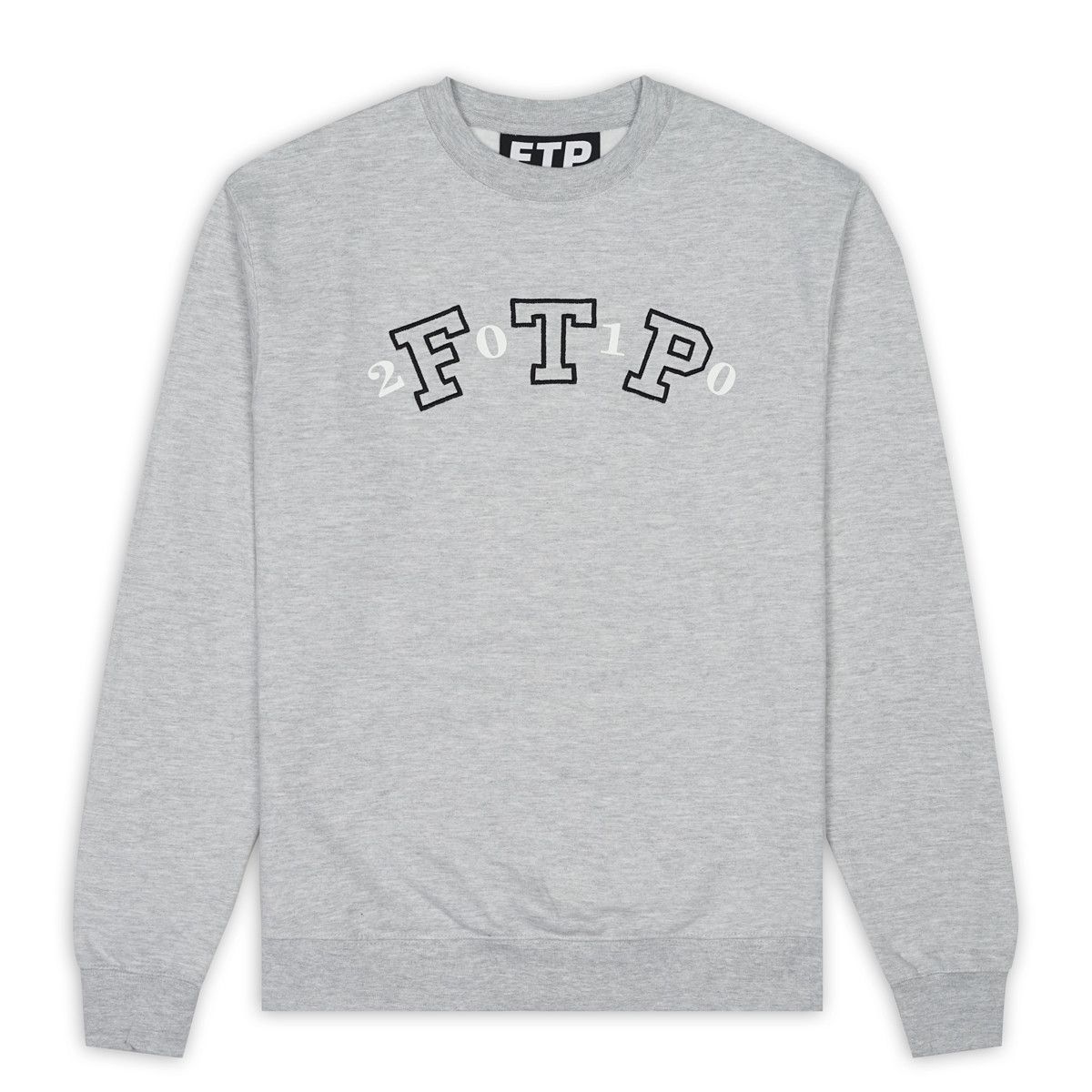 Fuck The Population FTP — Established Crew Neck Sweatshirt Grey 