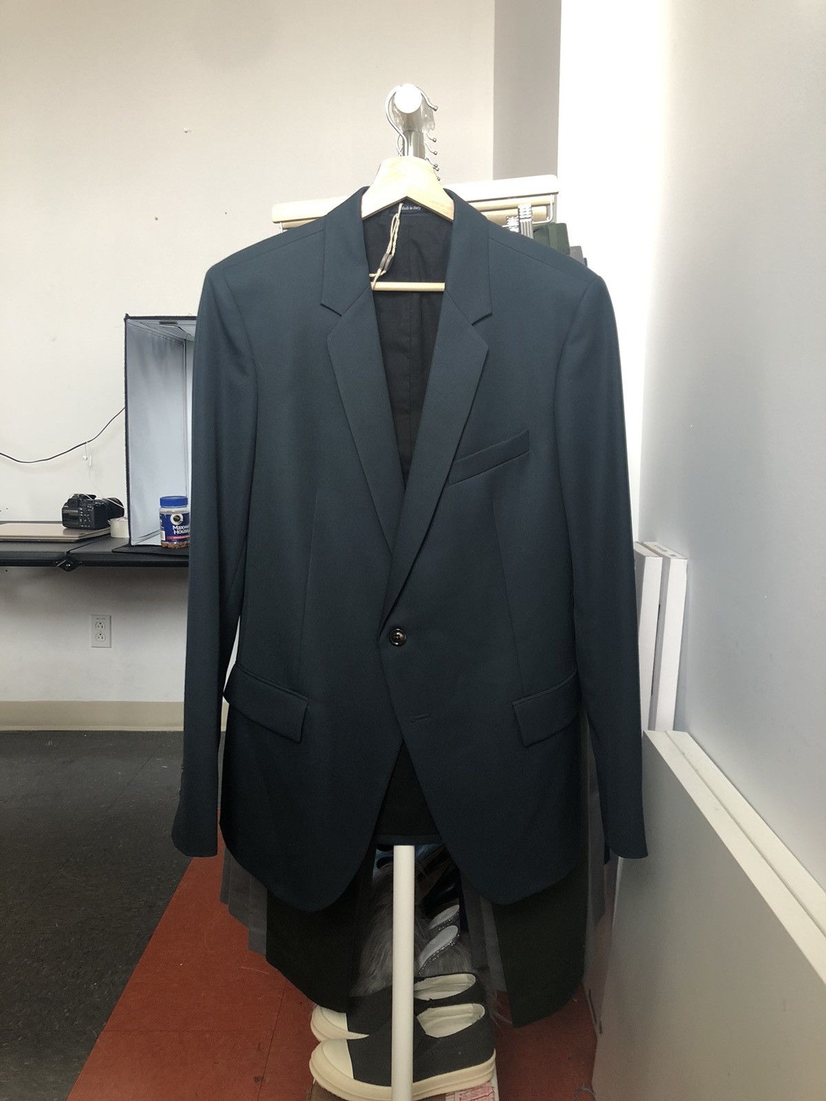 Maison Margiela Maison Margiela Peacock Blue Blazer Size 46R - 1 Thumbnail