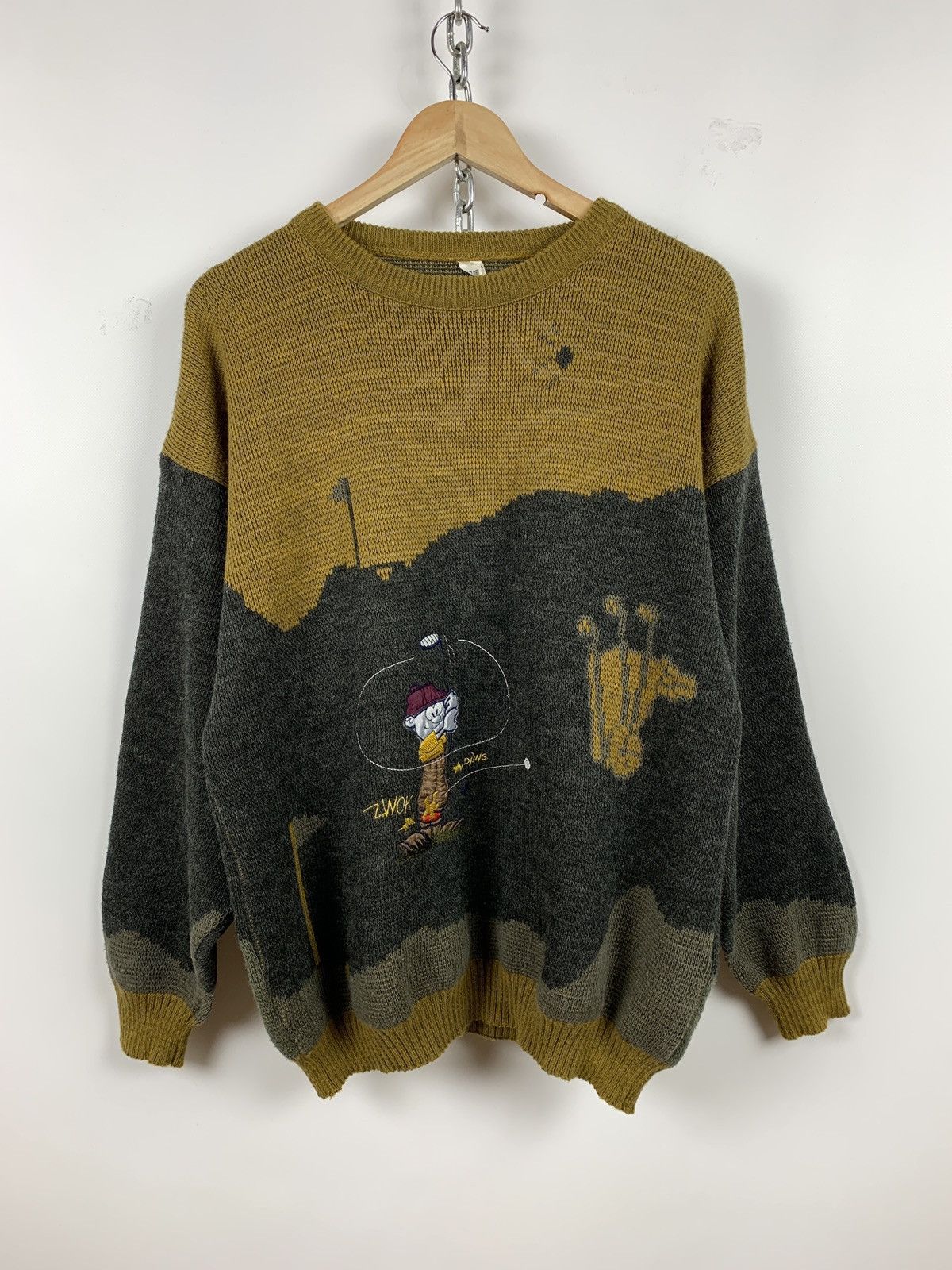 Vintage 80s Vintage Cartoon Wool Iceberg Style Sweater Size US L / EU 52-54 / 3 - 6 Thumbnail