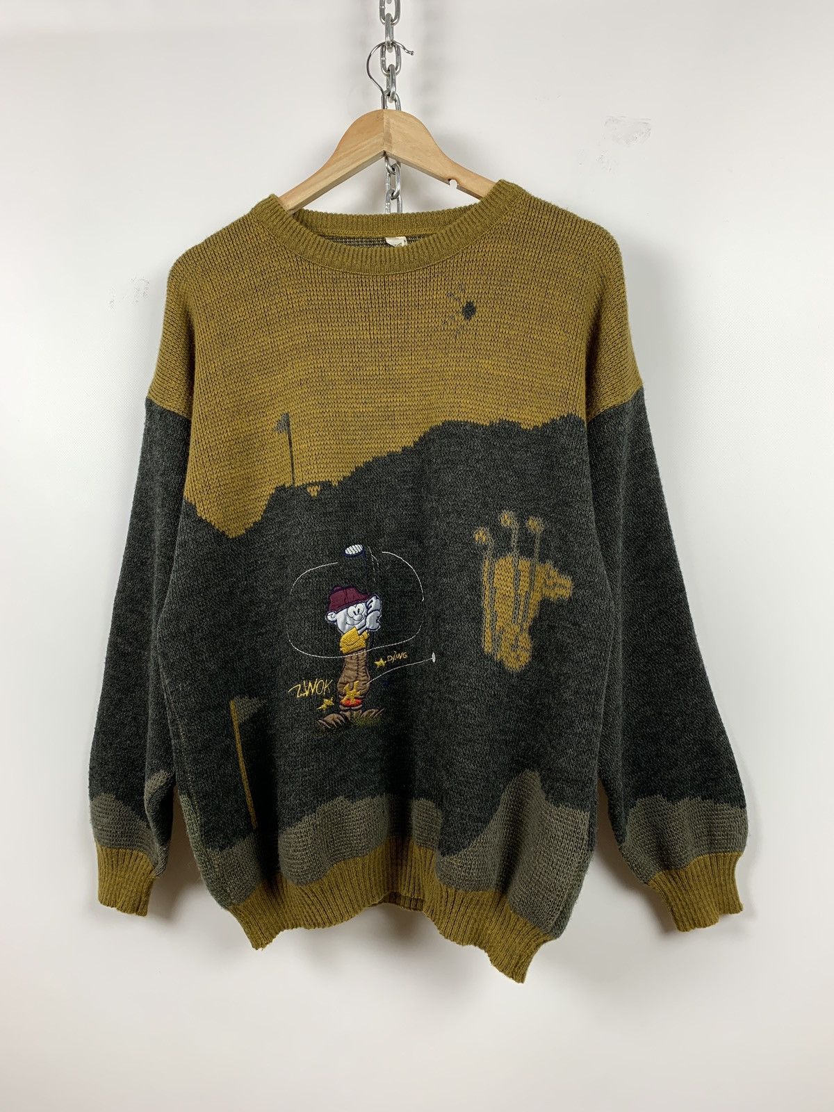 Vintage 80s Vintage Cartoon Wool Iceberg Style Sweater Size US L / EU 52-54 / 3 - 2 Thumbnail