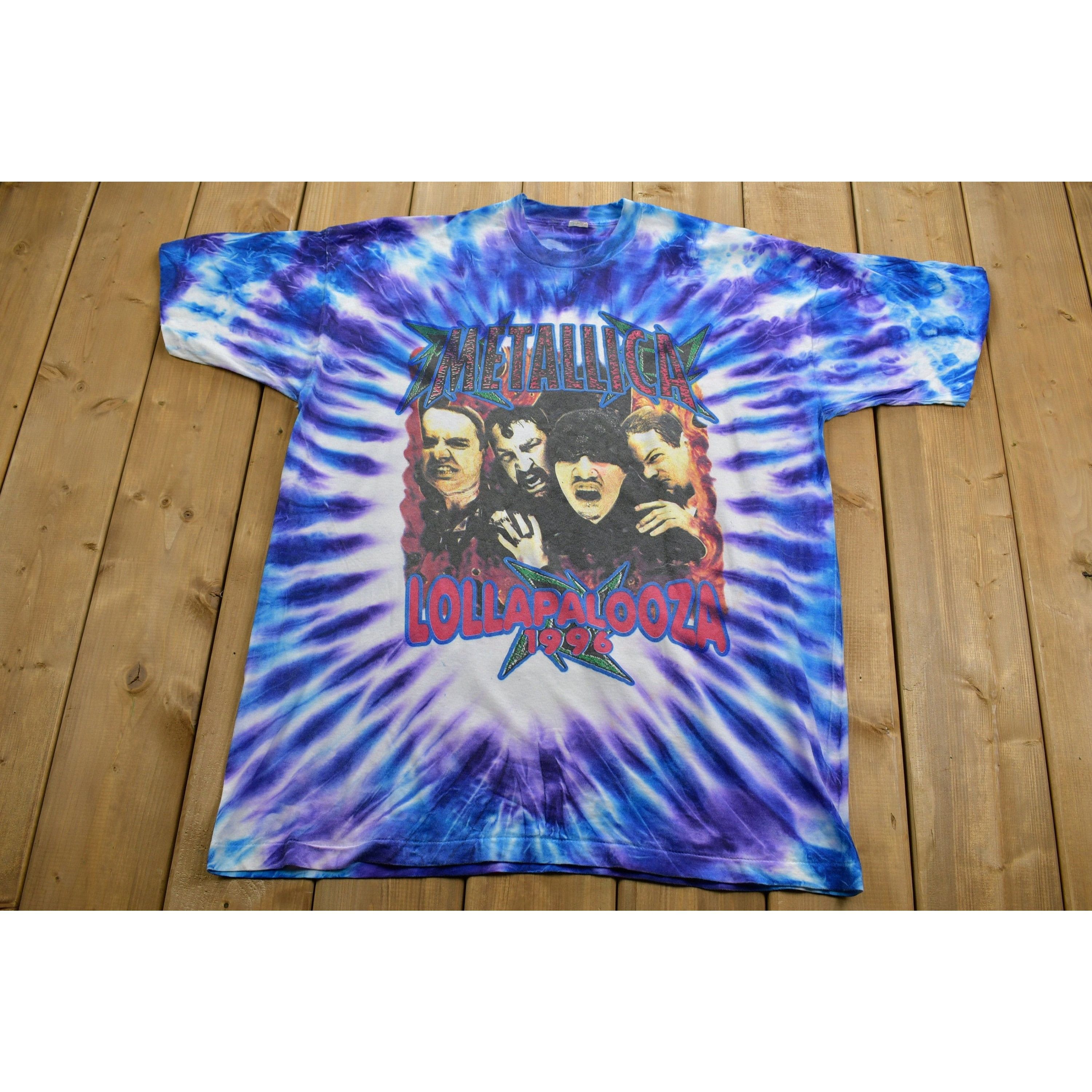 2023春夏新色 vintage USA製 Lollapalooza Hoodie 1992 - Gem tie dye