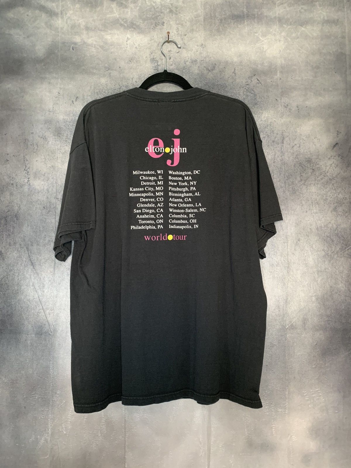 Tour Tee Elton John Graphic Tour Tshirt Size US XL / EU 56 / 4 - 3 Thumbnail