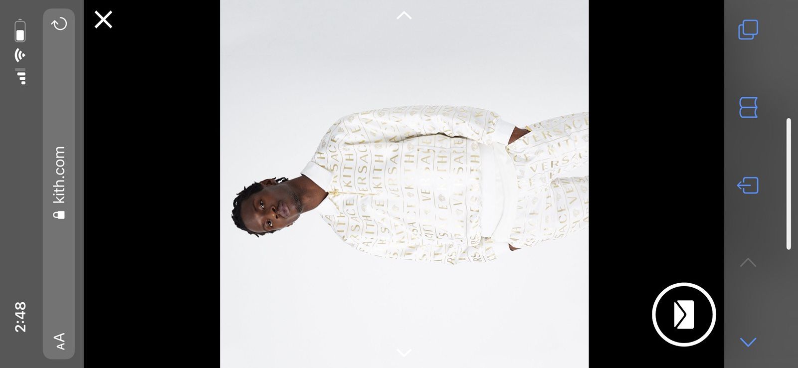 Kith × Versace Kith Versace Quarter Zip Pullover Size US M / EU 48-50 / 2 - 5 Thumbnail