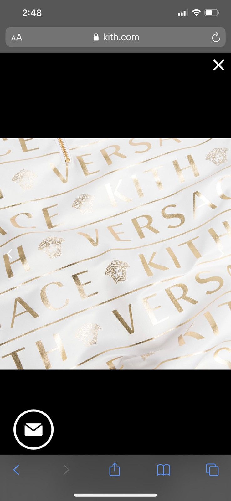 Kith × Versace Kith Versace Quarter Zip Pullover Size US M / EU 48-50 / 2 - 2 Thumbnail