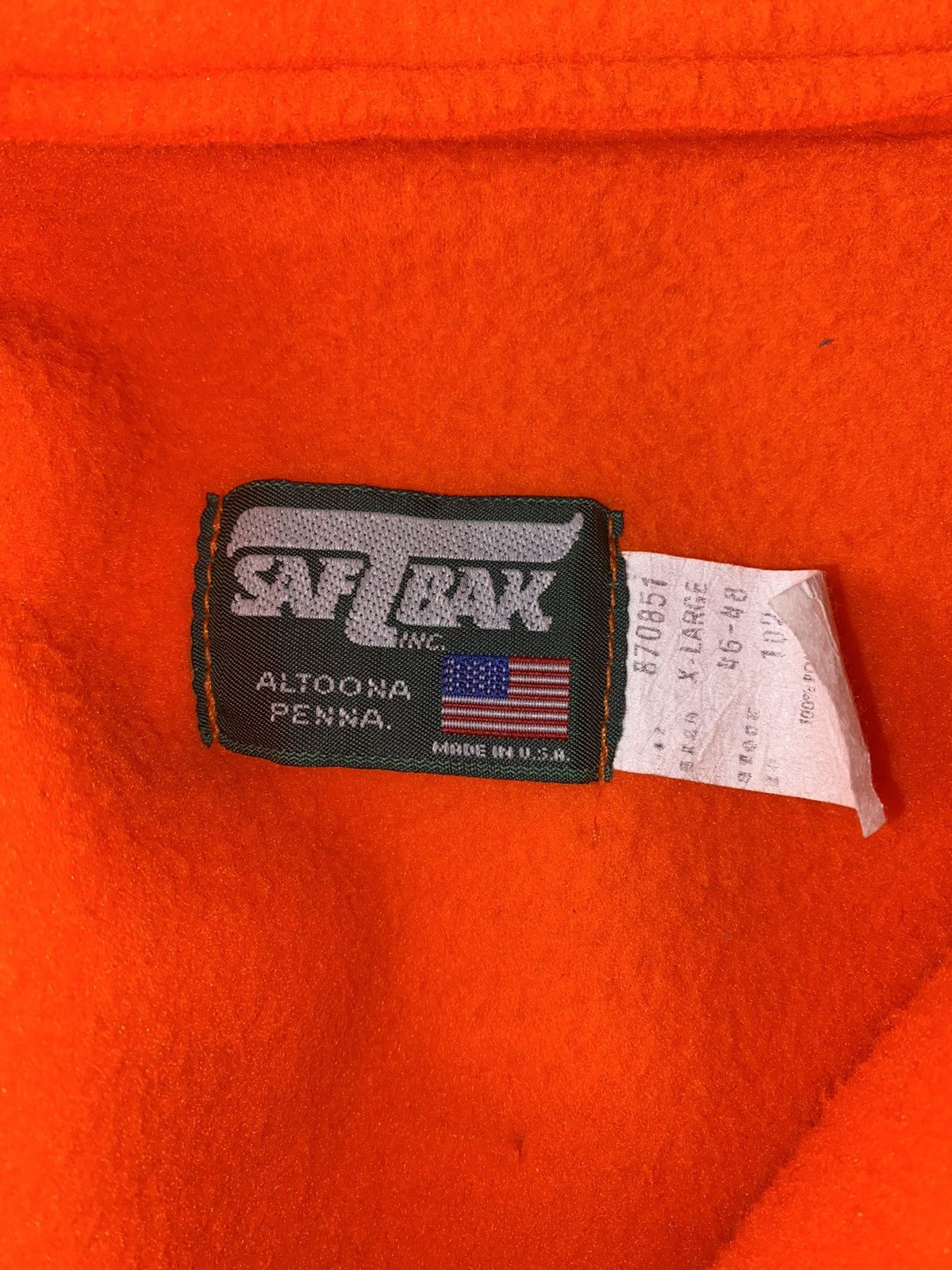 Saftbak Saftbak hunting jacket 100% polyester Made In USA XL Size US XL / EU 56 / 4 - 3 Thumbnail