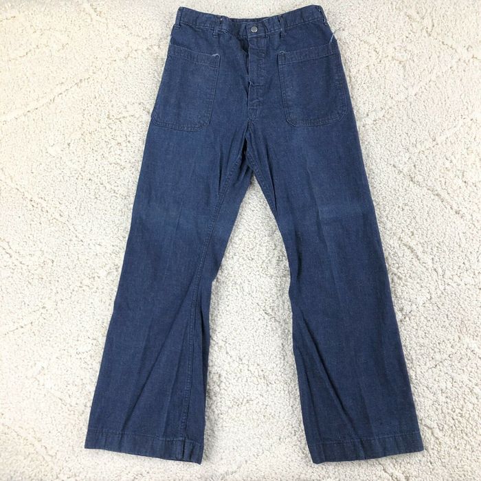 Vintage Vintage Bell Bottoms Seafarer Jeans US Navy Selvedge Denim ...