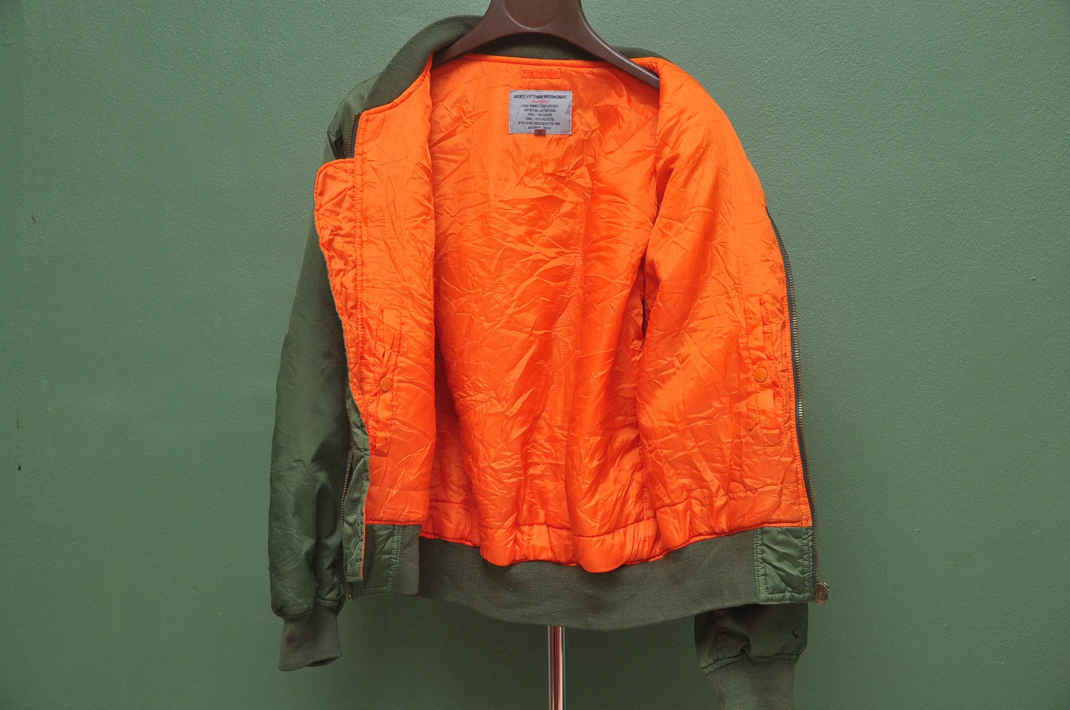 Japanese Brand × Vintage Vintage Flight Jacket Japanese Travis Scott Fashion Style Size US L / EU 52-54 / 3 - 5 Thumbnail