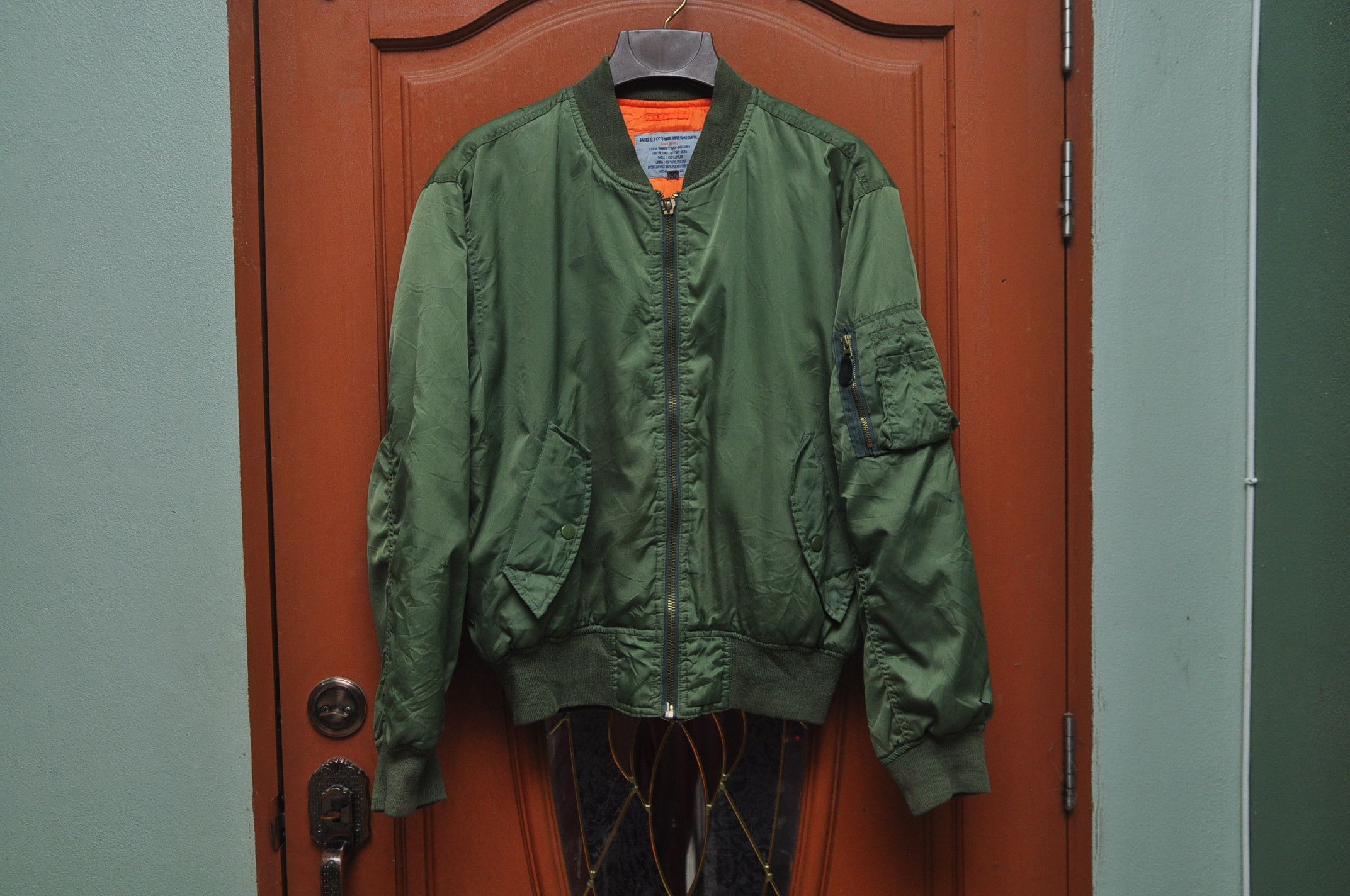 Vintage Flight Jacket Japanese Travis Scott Fashion Style