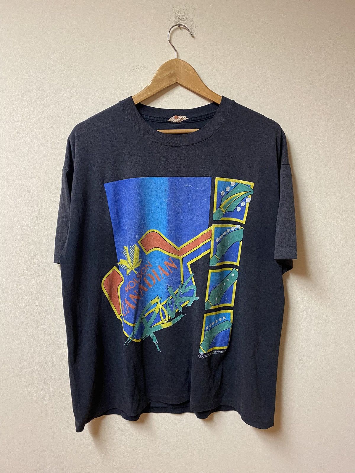 Vintage Vintage 1980s MOLSON Canadian Rocks TShirt | Grailed