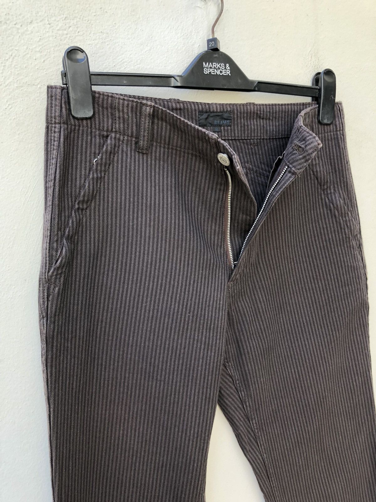 Beams Plus Vintage Japanese Brand Beams Made in Japan Striped Trouser Size US 30 / EU 46 - 4 Thumbnail