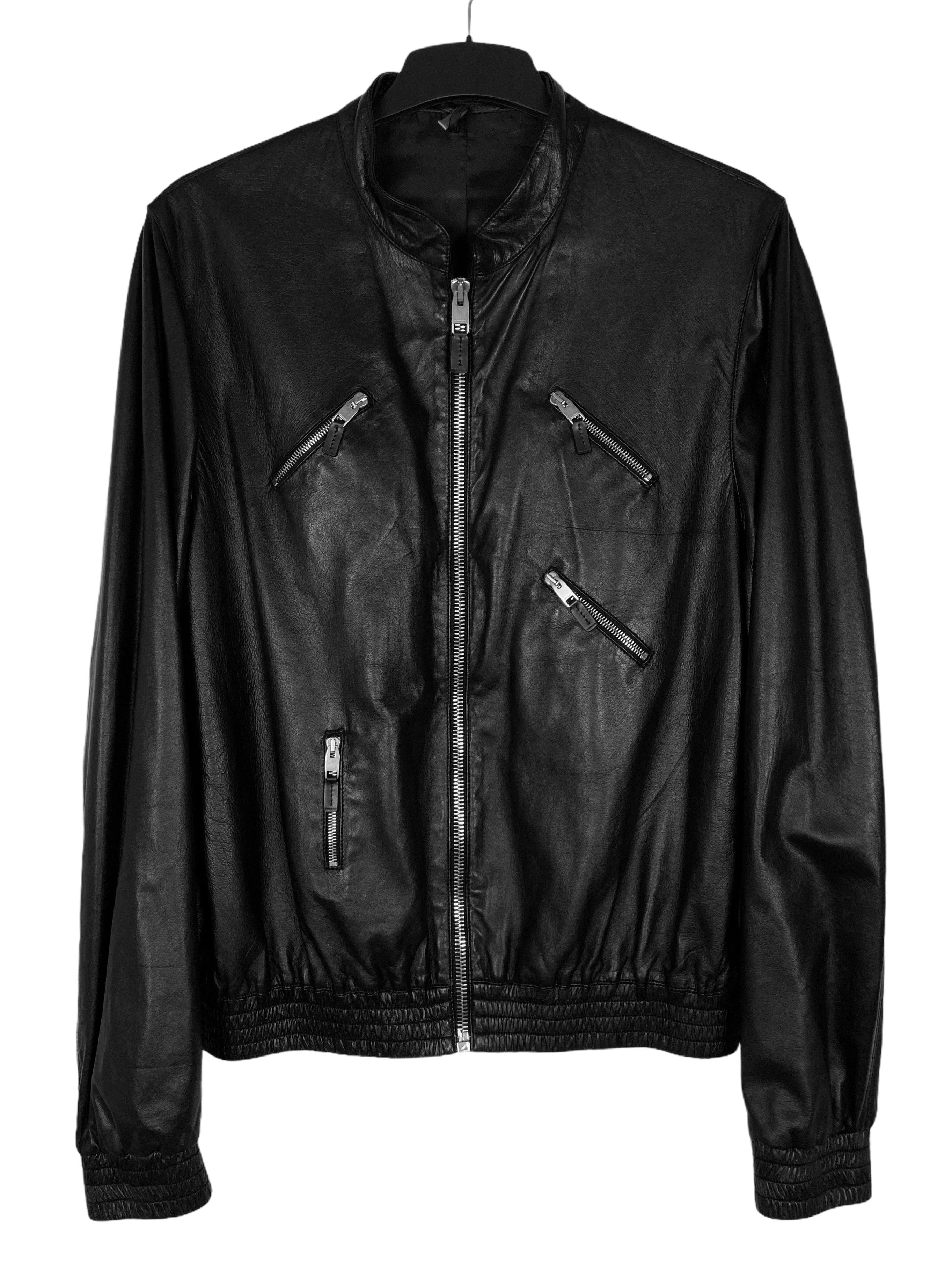 Dior × Hedi Slimane S/S 2007 Runway Leather Multi-Zip Jacket (SS07