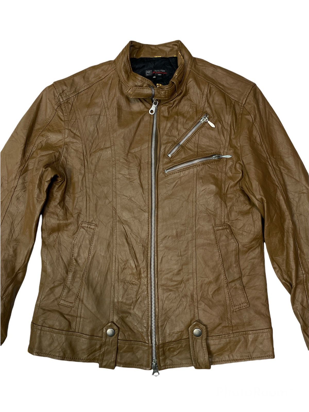Michel Klein MICHEL KLEIN HOMME PARIS LEATHER JACKET Size US S / EU 44-46 / 1 - 2 Thumbnail