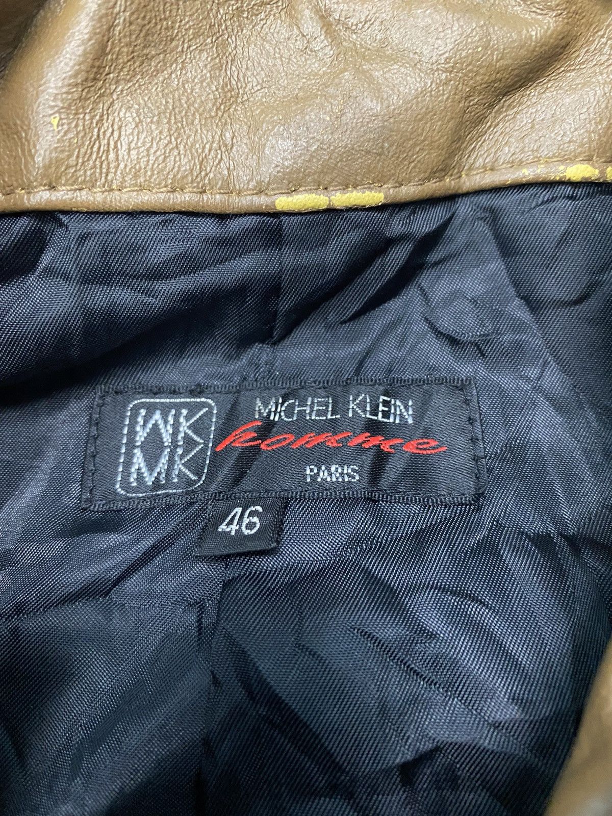 Michel Klein MICHEL KLEIN HOMME PARIS LEATHER JACKET Size US S / EU 44-46 / 1 - 6 Thumbnail