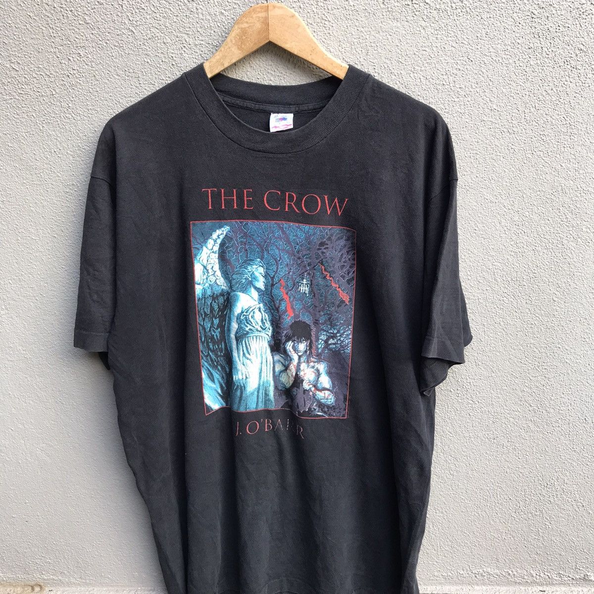 Vintage Vintage 90s THE CROW horror tee movie brandon lee Size US XL / EU 56 / 4 - 2 Thumbnail