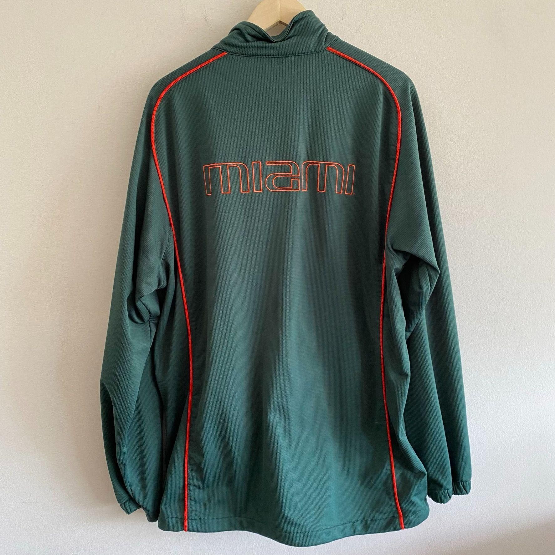Nike Nike Miami Hurricanes Jacket Size US XL / EU 56 / 4 - 4 Thumbnail