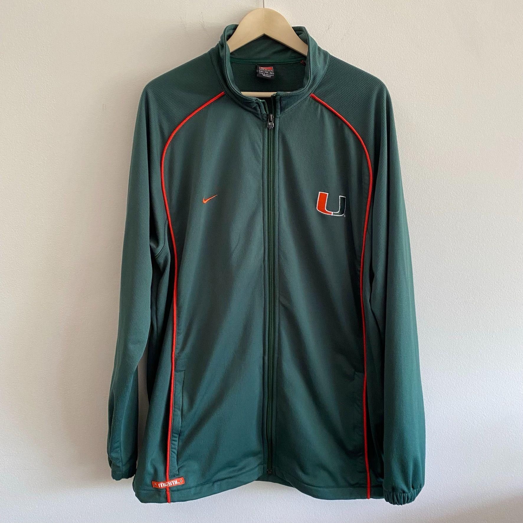 Nike Nike Miami Hurricanes Jacket Size US XL / EU 56 / 4 - 1 Thumbnail