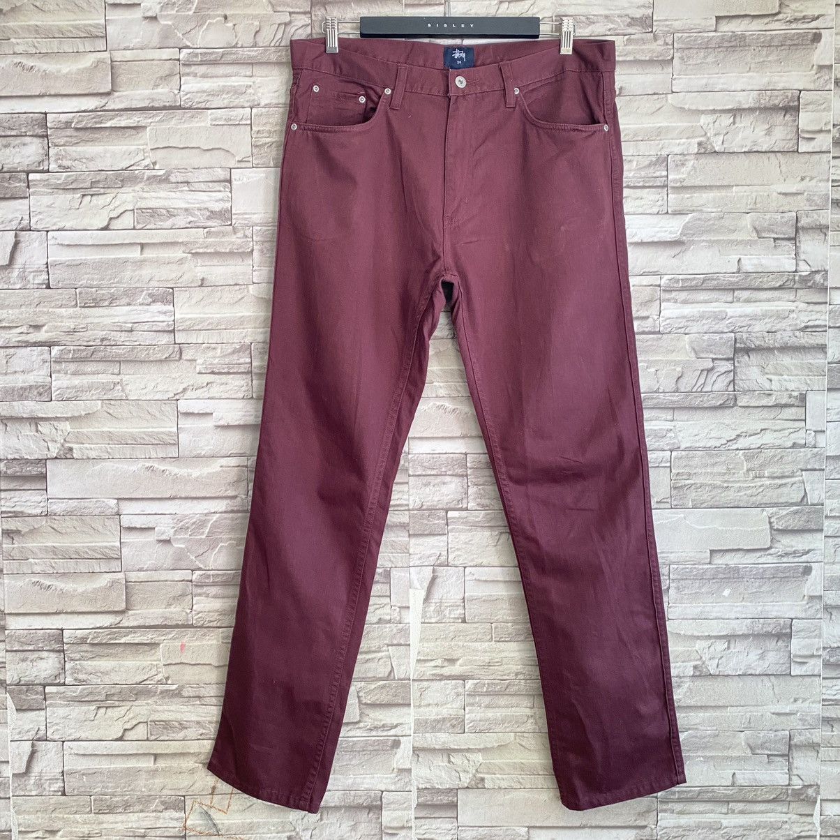 Stussy Stussy Maroon Pants 36x32 Size US 34 / EU 50 - 3 Thumbnail